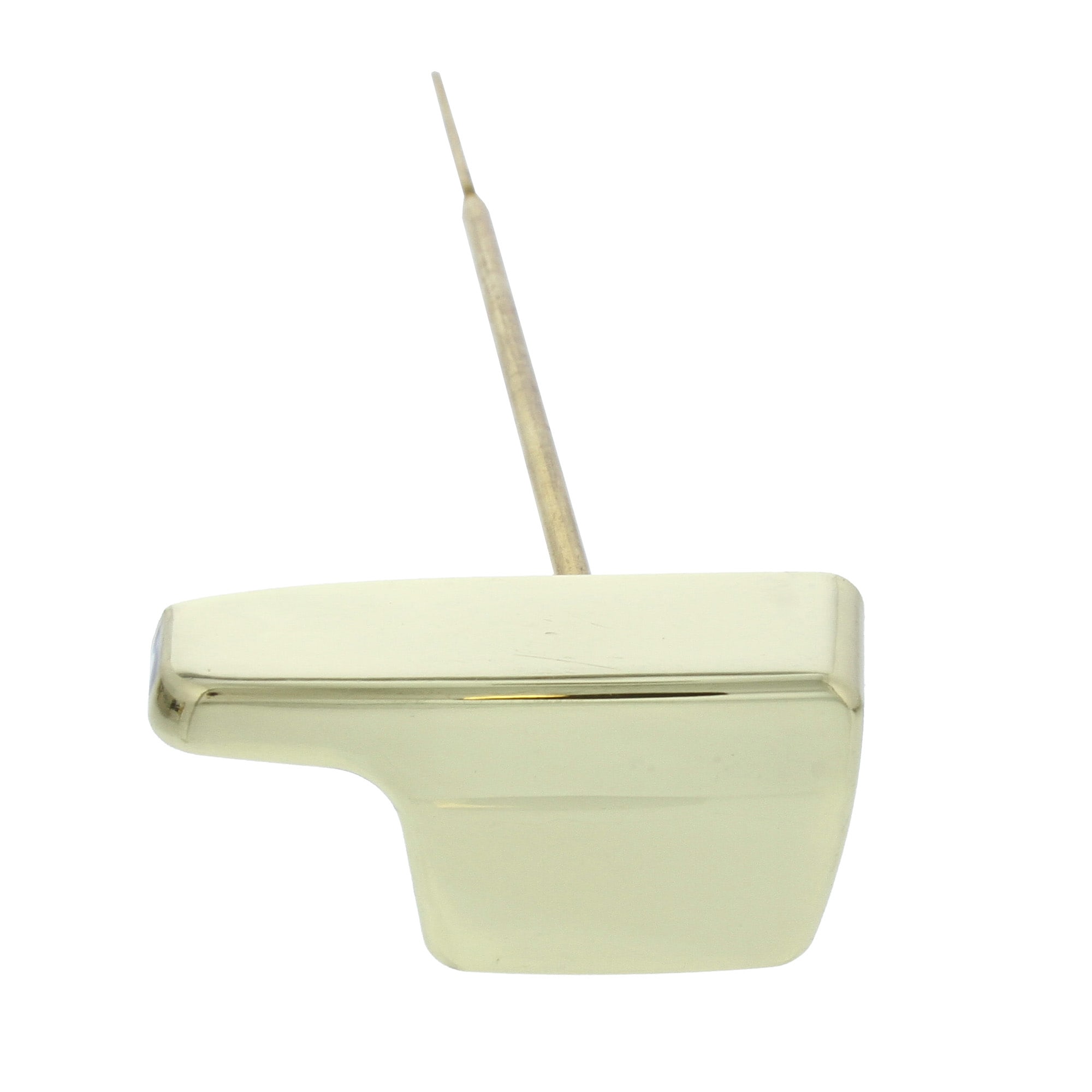 Jones Stephens T01021 Decorative 9-in Side Mount Polished Brass Handle with lever