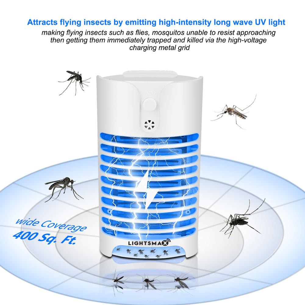 Flying Insect Trap, Indoor Plug-in Fly Trap for Home, Mosquito Killer  Indoor Gnat Moth Catcher with Night UV Light, Mosquito Attractant Fly Bug  Zapper