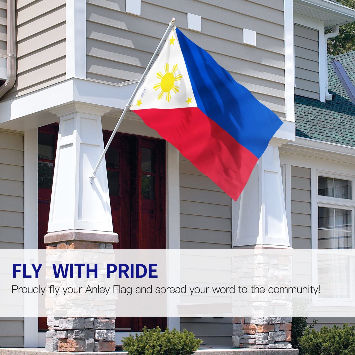 Anley A.FLAG.PHILIPPINES Decorative-Banner-Flags - View #2