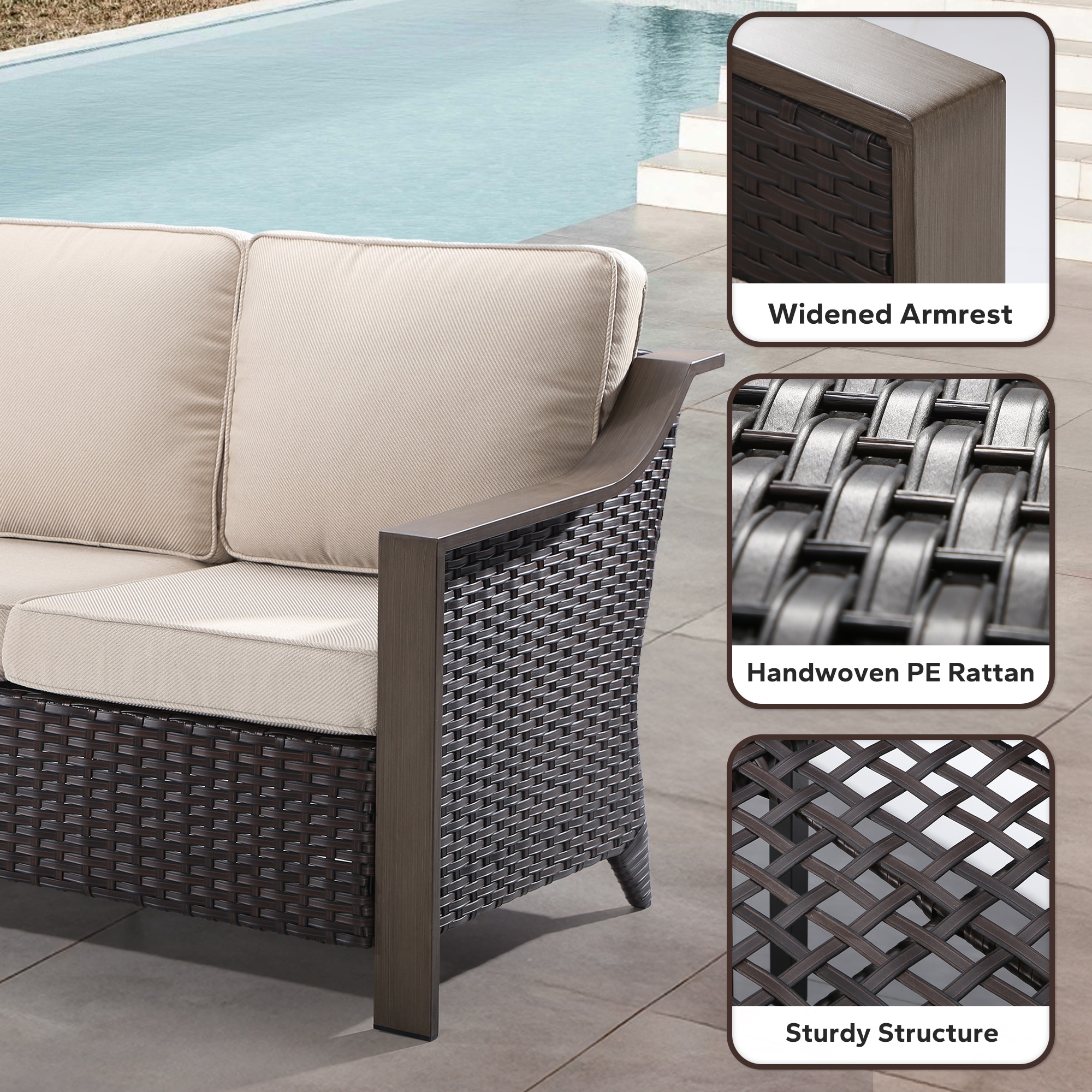 Gardenbee MA10A-A13M77 Patio-Conversation-Sets - View #5