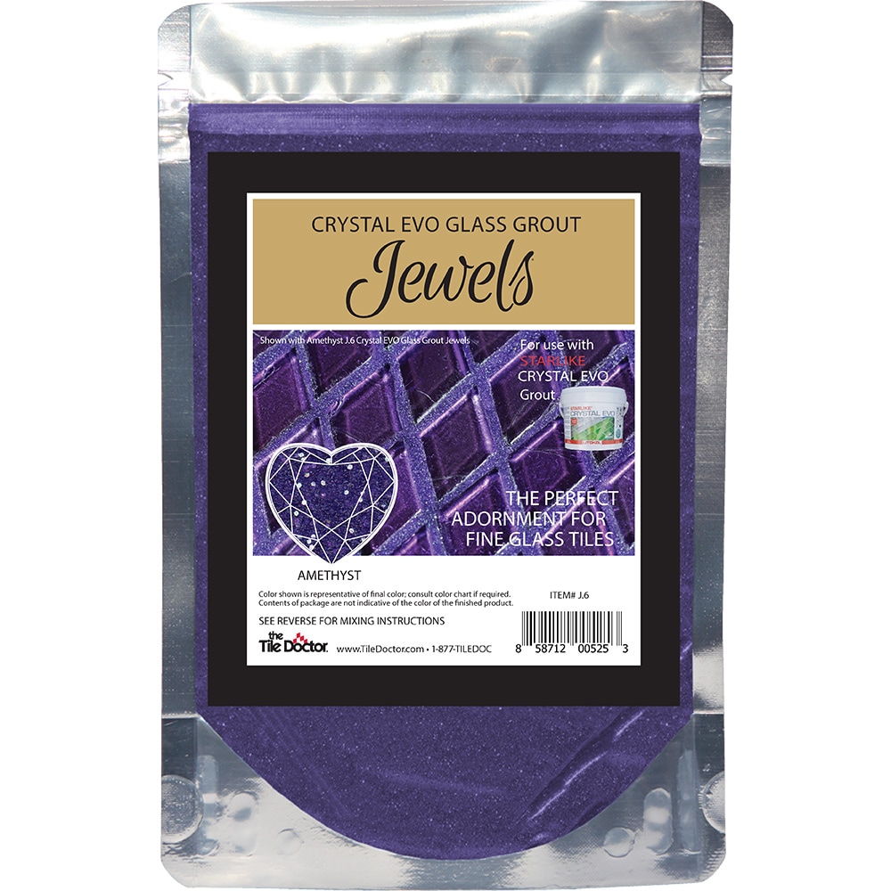 The Tile Doctor J.6 Jewels Amethyst All-in-one Grout (3.52-oz)
