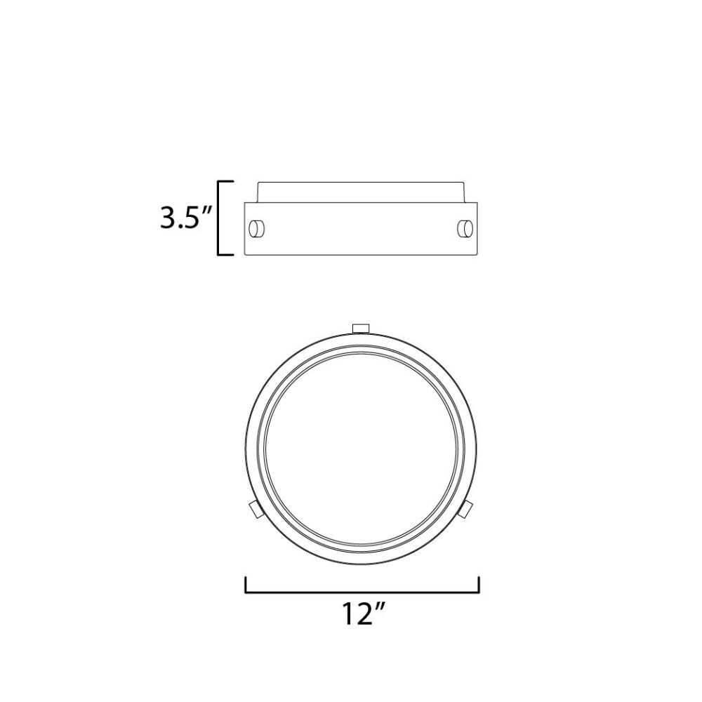 Maxim Lighting 42129BKAB flushmounts - View #3