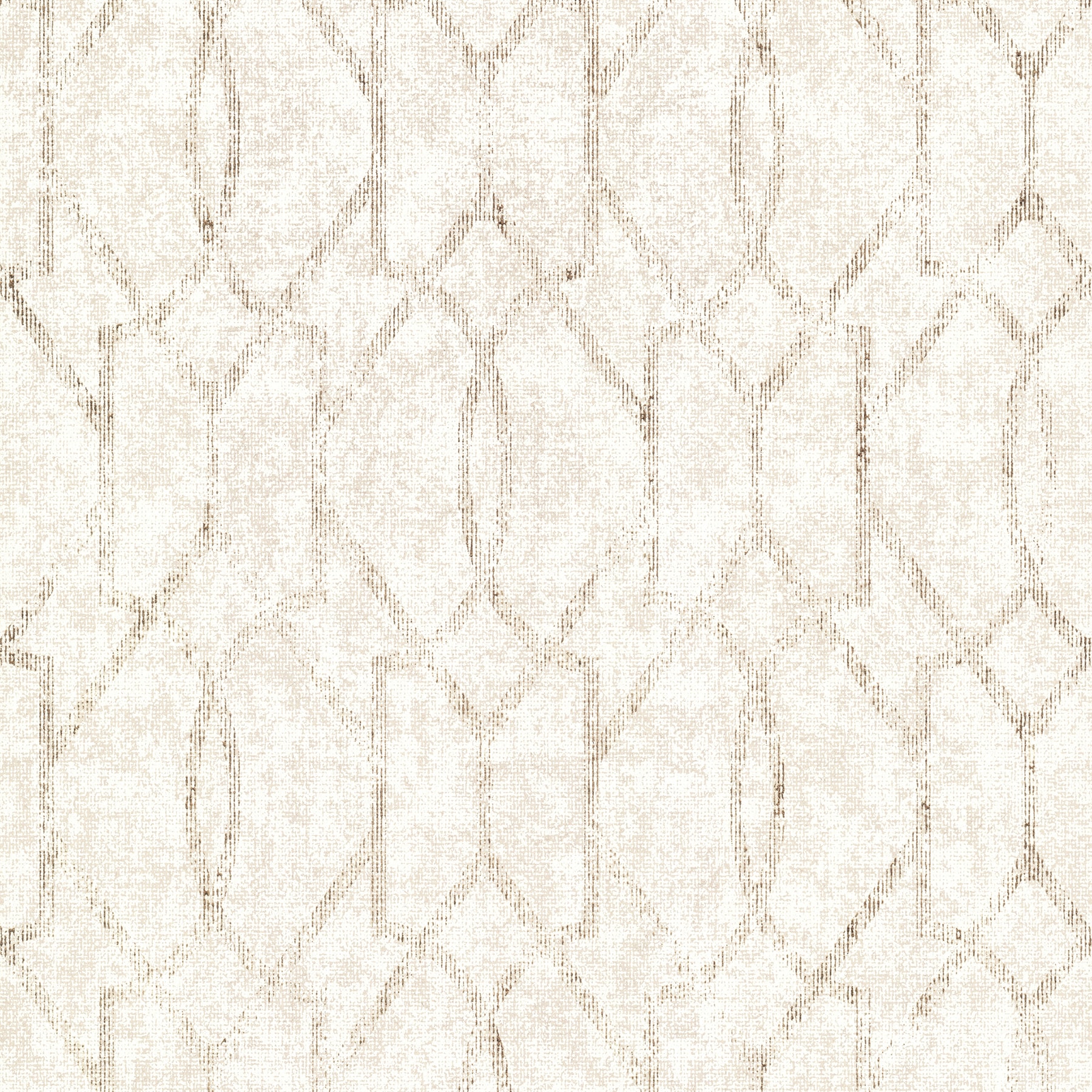 A-Street Prints 4019-86448 Lustre 57.5-Sq. Feet Cream Non-woven Textured Geometric 3D Unpasted Wallpaper