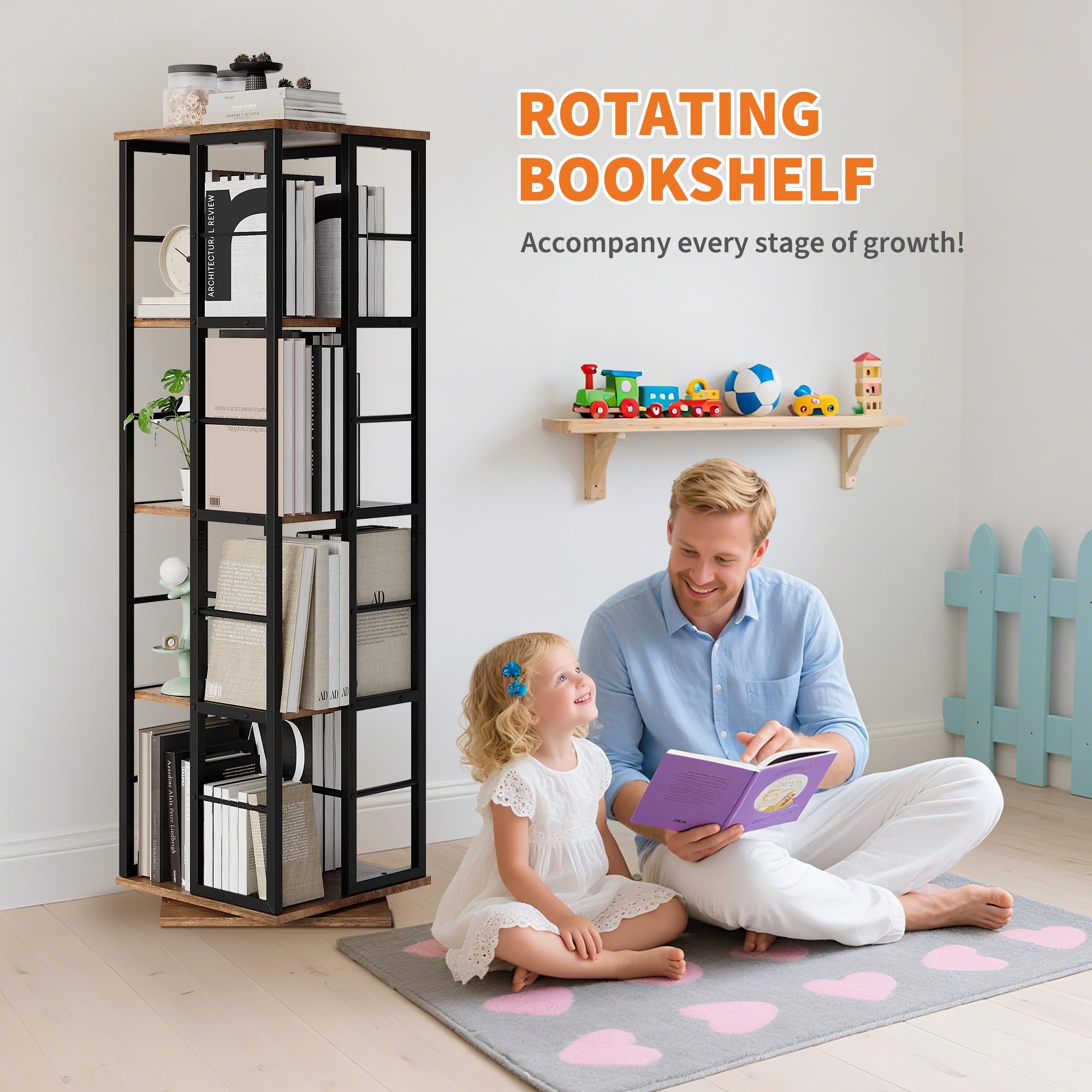 Garvee HHZ-PHK-35D3WT3U bookcases - View #4