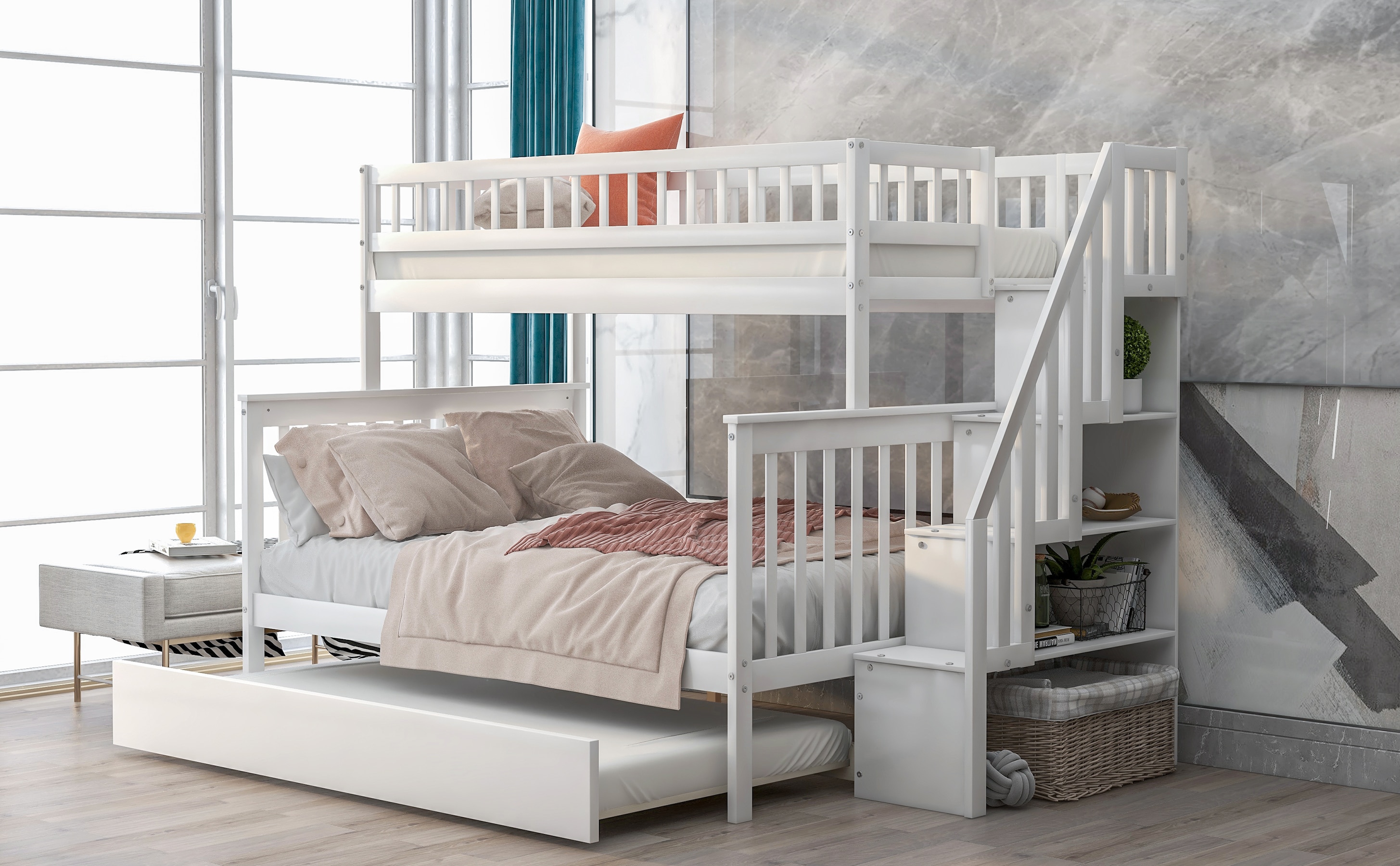 ModernLuxe GX000403AAK-1 Bunk-Beds - View #2