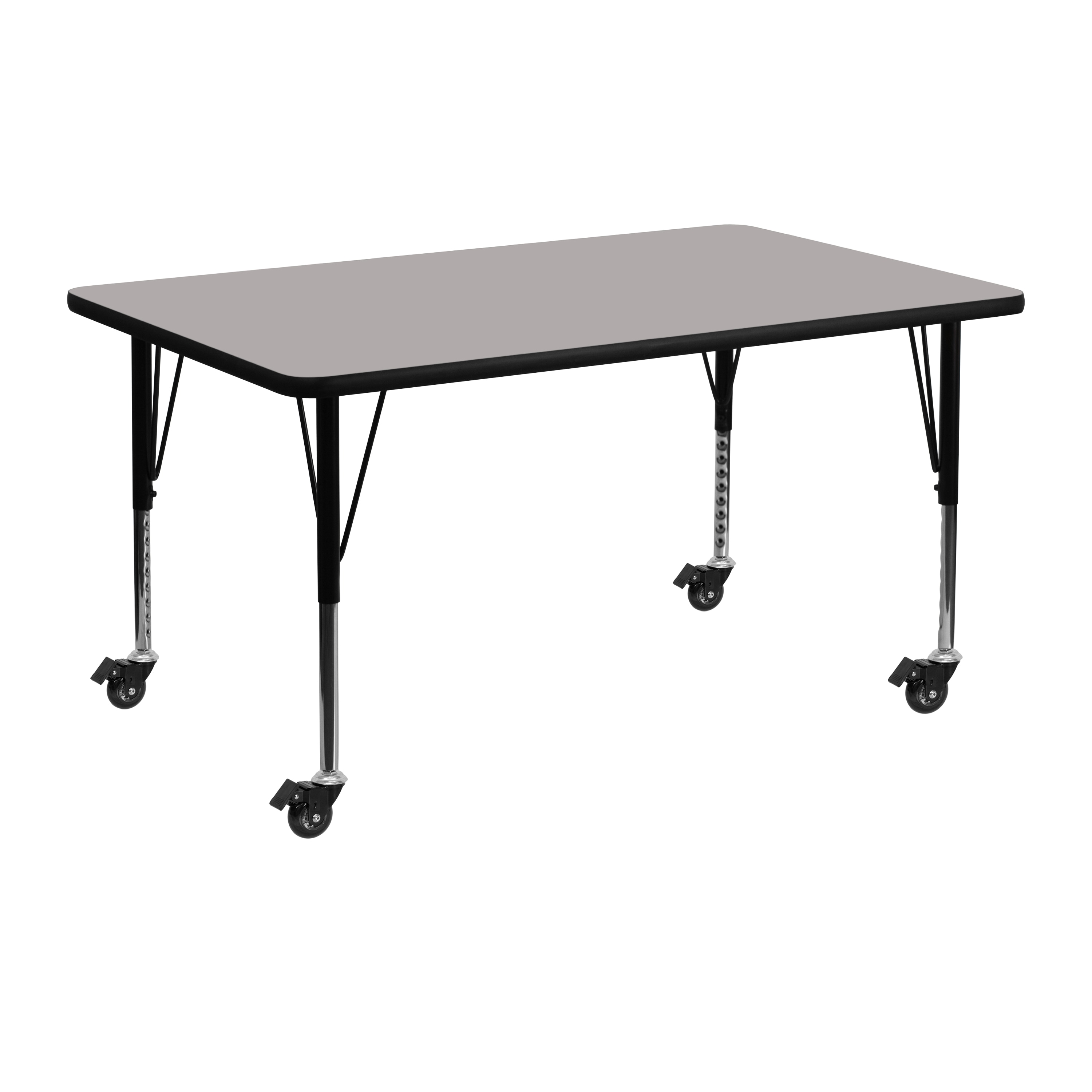 Flash Furniture 847254054720 Gray Rectangular Kid's Play Table