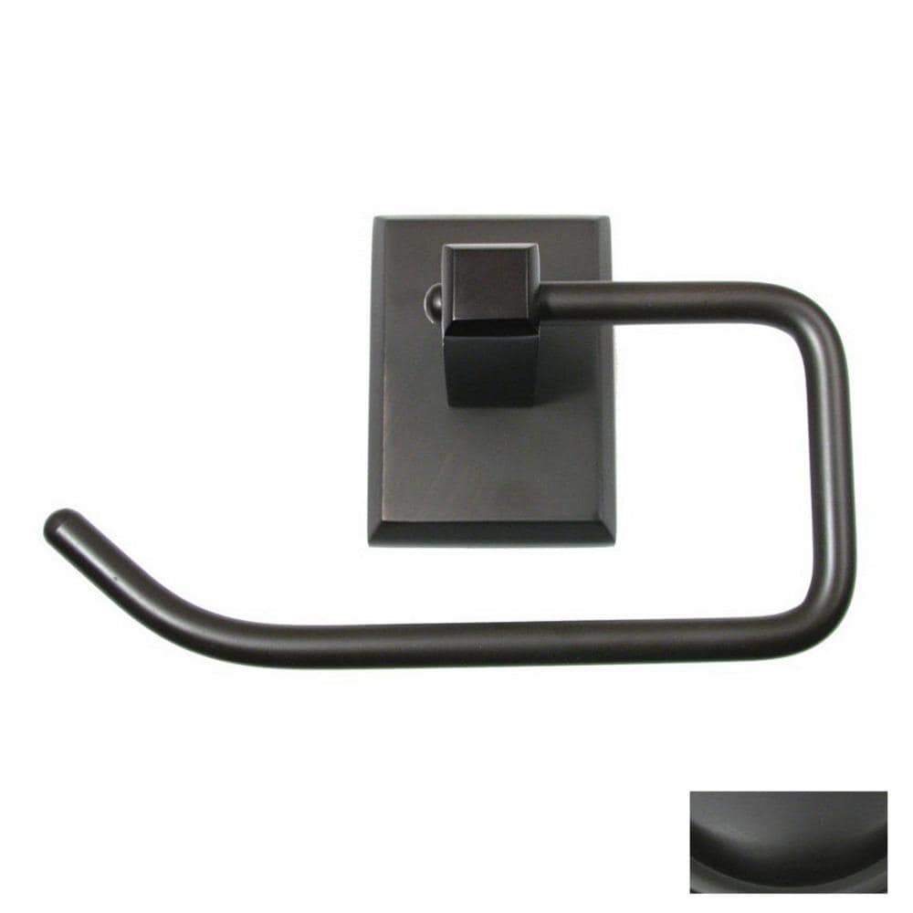 Rusticware 8707ORB Utica Oil-rubbed bronze Wall mount Single post Toilet Paper Holder 1 -Rolls with Storage