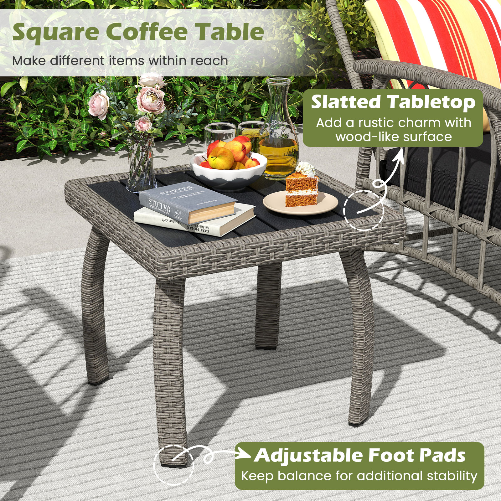 YERIVA P12469GRDH Patio-Conversation-Sets - View #6