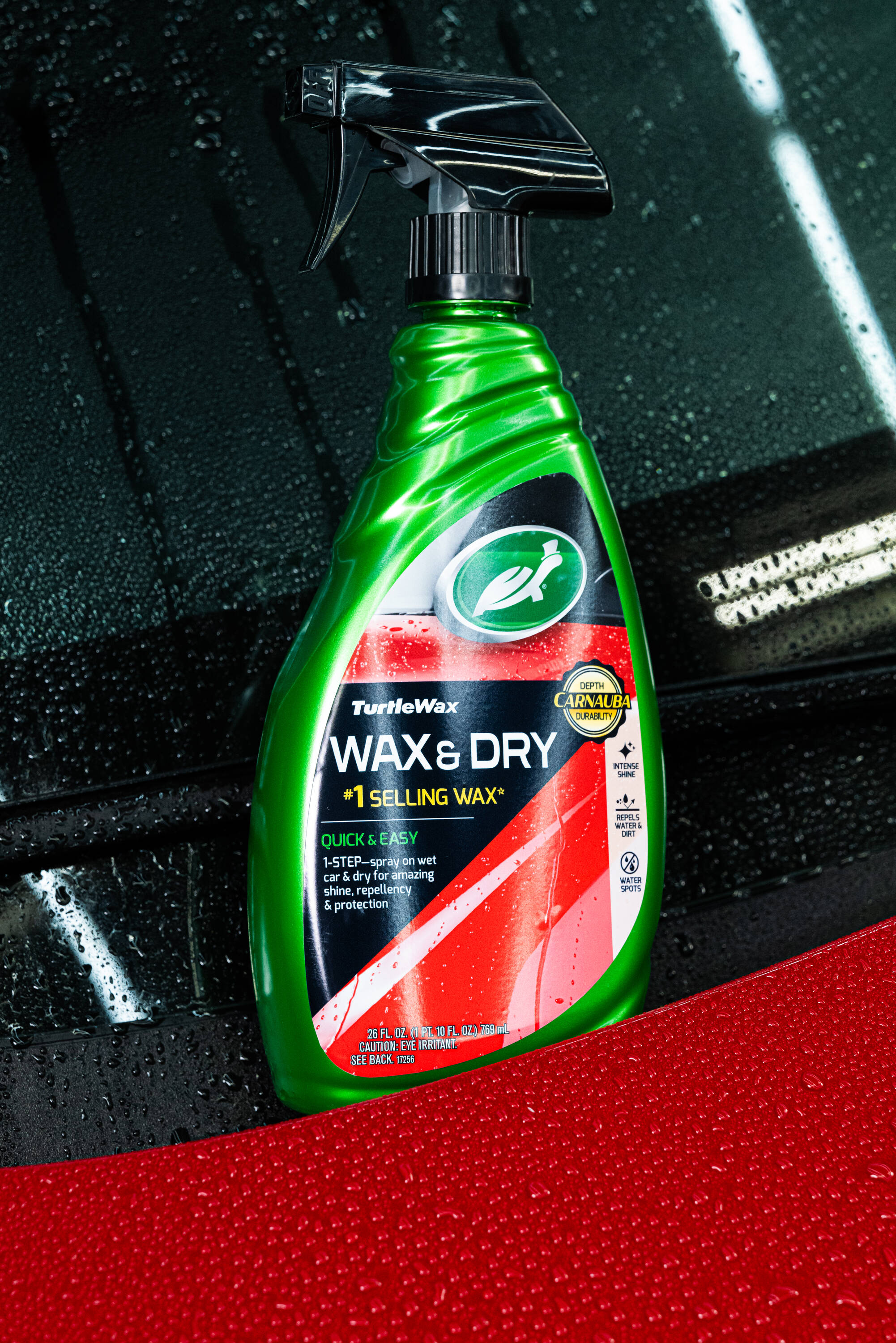 Wax & Dry Spray Car Wax