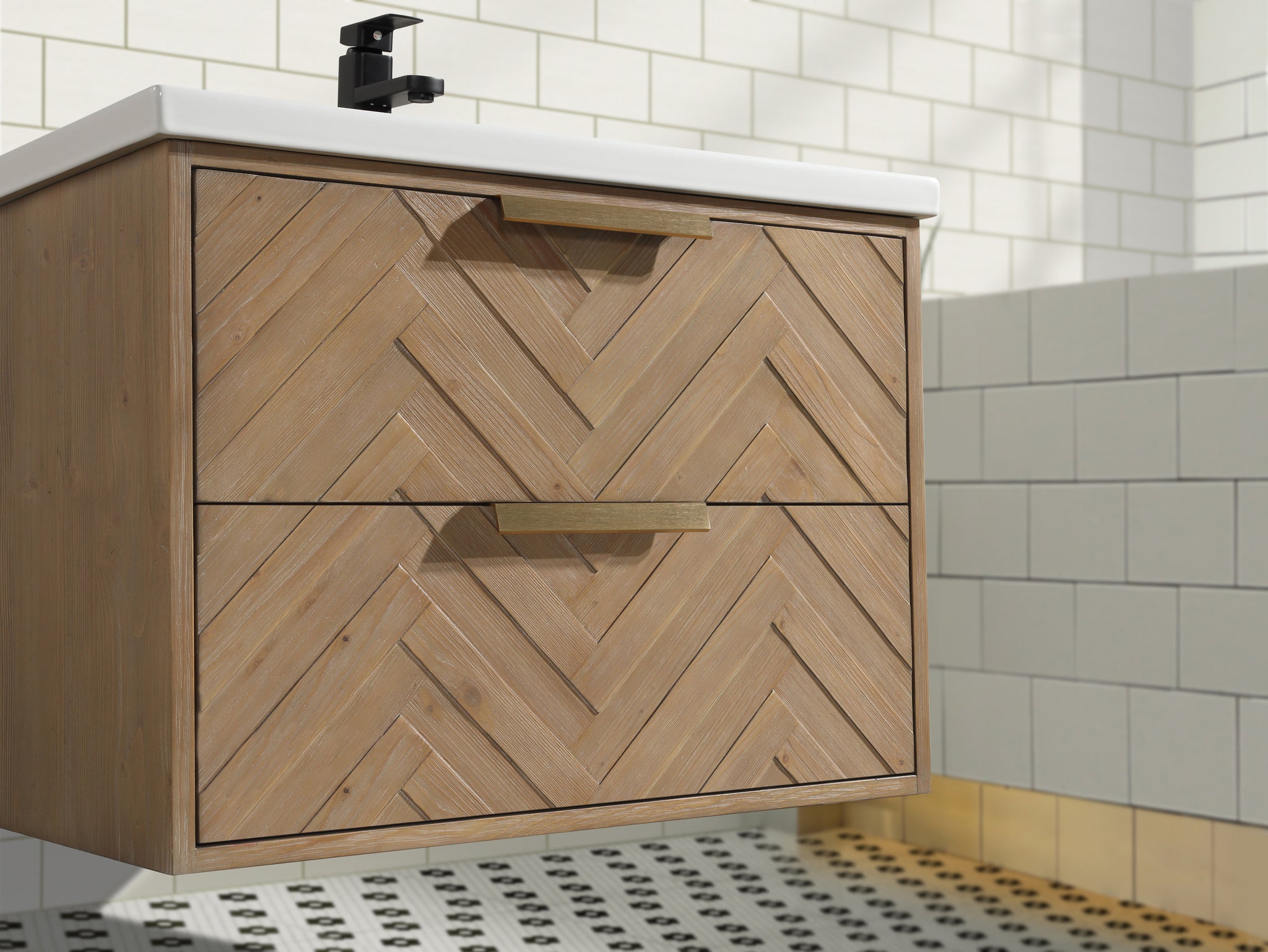 Ari Kitchen & Bath AKB-CARLSBAD-30-WHFR Bath-Vanity-Combo - View #3