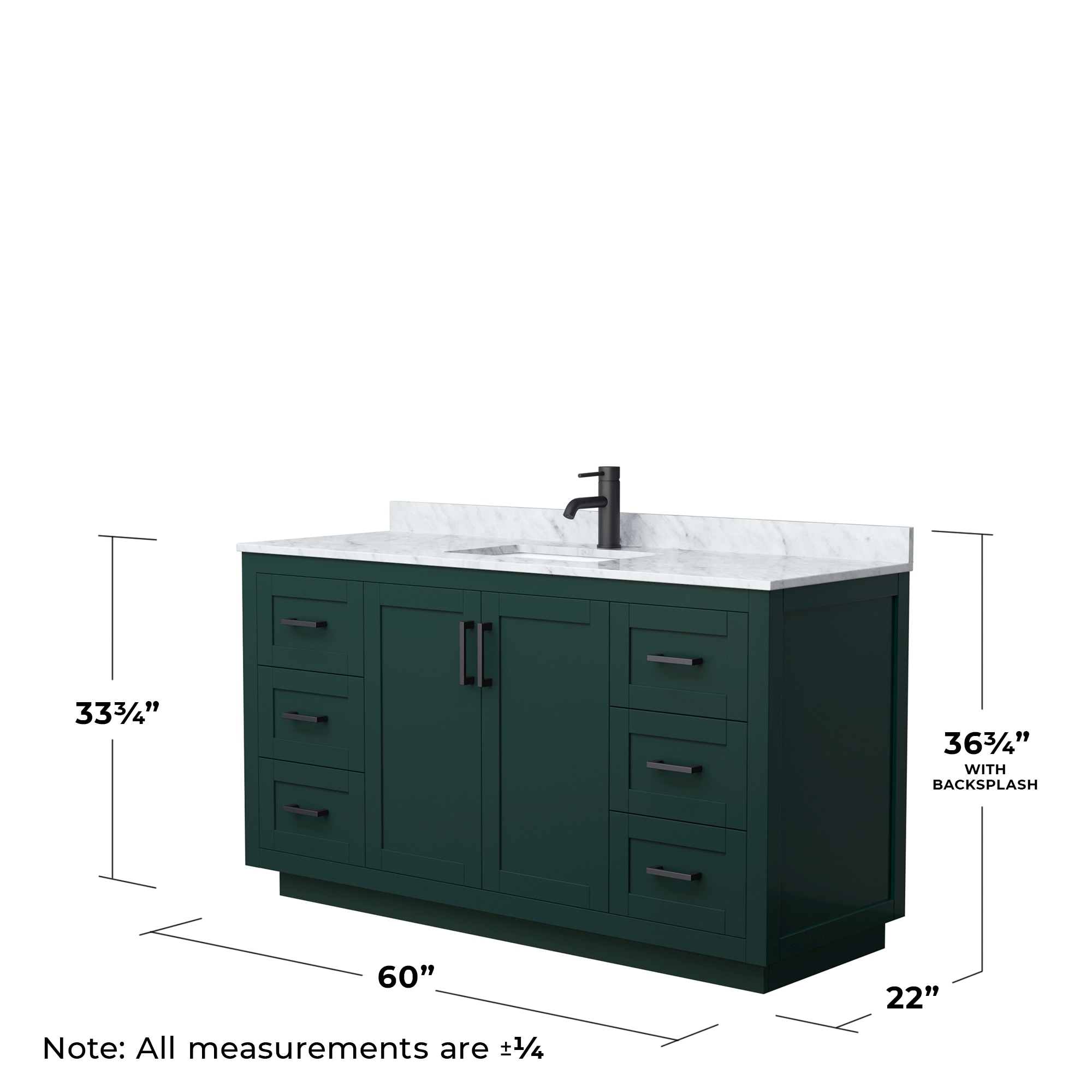Wyndham Collection WCF292960SGKCMUNSMXX Bath-Vanity-Combo - View #5