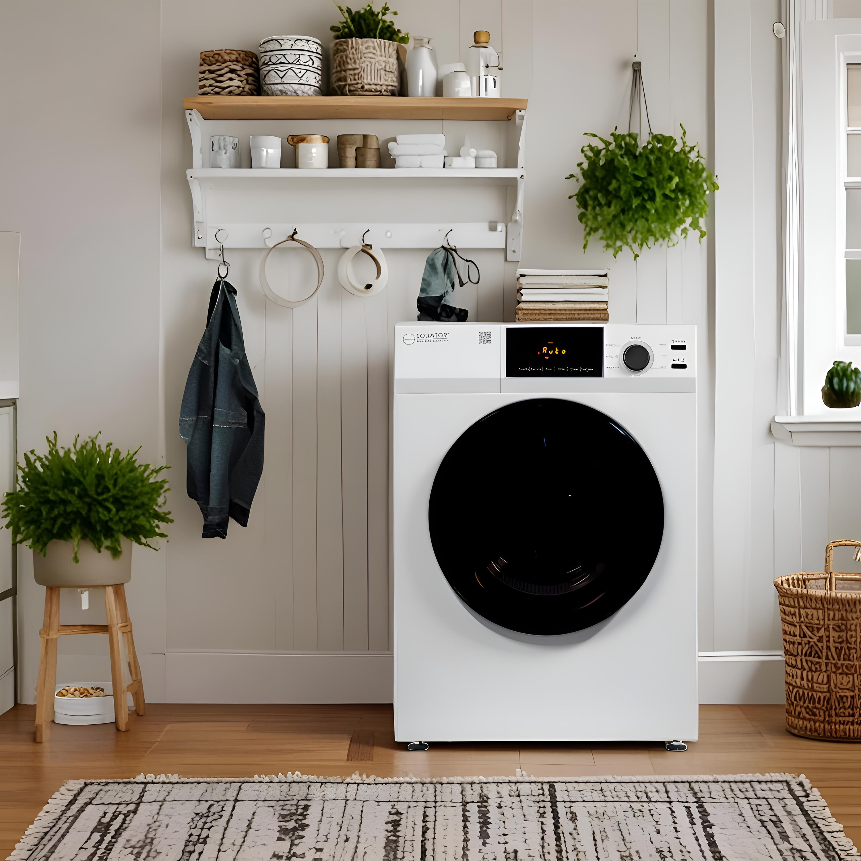 Equator 24" White Portable Vented Dryer with Moisture Sensing