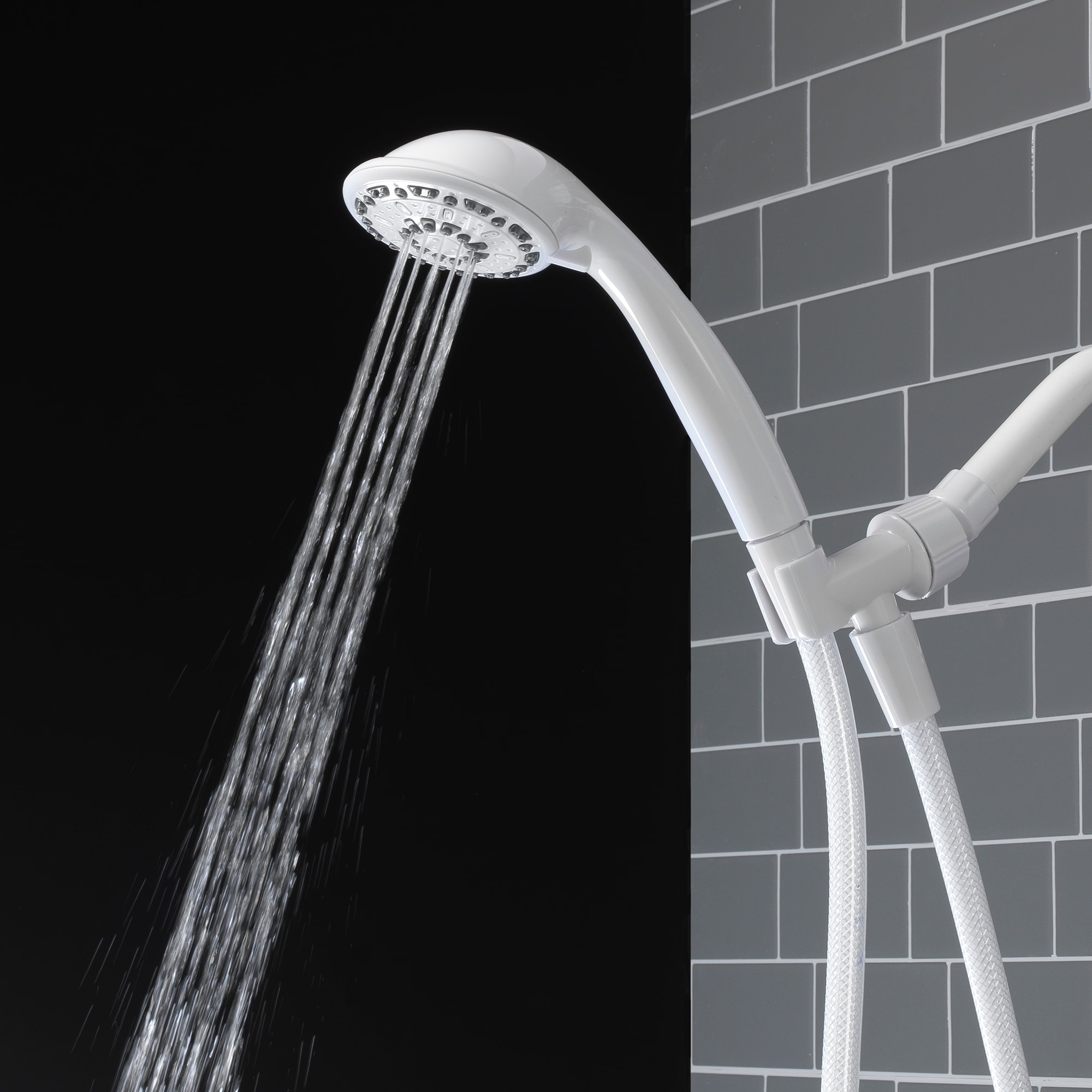 Tax-Free. Free Shipping Project Source White 4.125-in Bathtub/Shower Arm  Mount (0.875-in-ID)