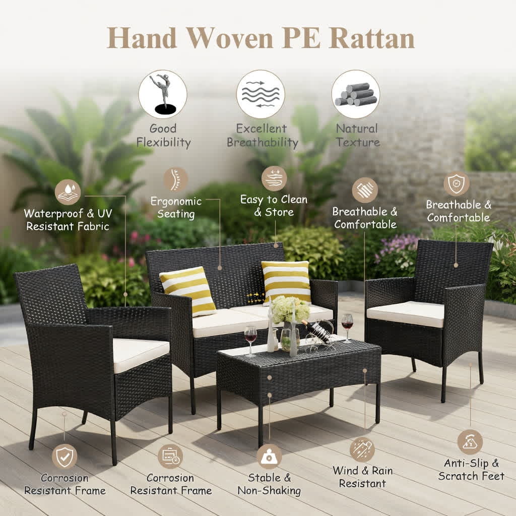 Choco Moon 5357740123946 Patio-Conversation-Sets - View #3