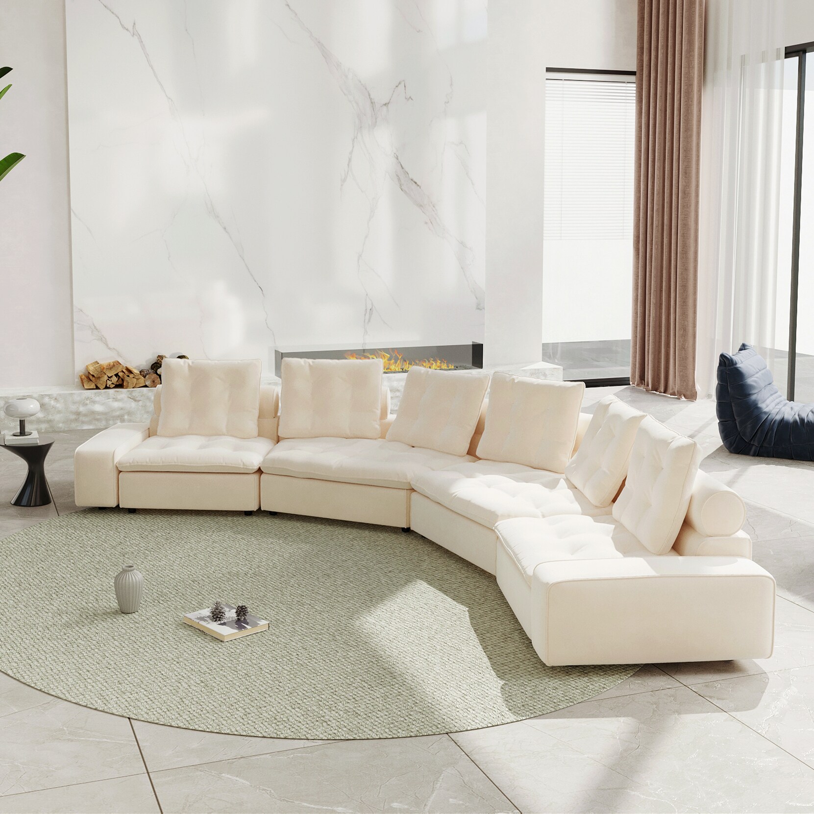 BuotiqHom DH-C1144-136BE Sofas-Loveseats - View #7