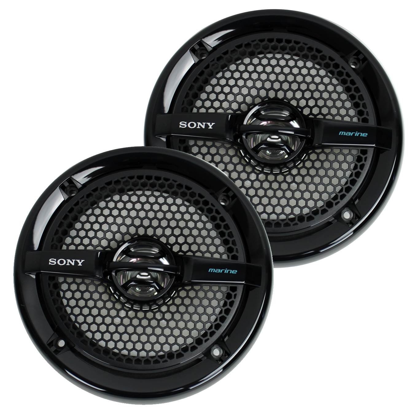Sony XS-MP1611B 6.5 Inches 140W Dual Cone ATV/UTV Speakers Stereo Black 2 Pack #55958