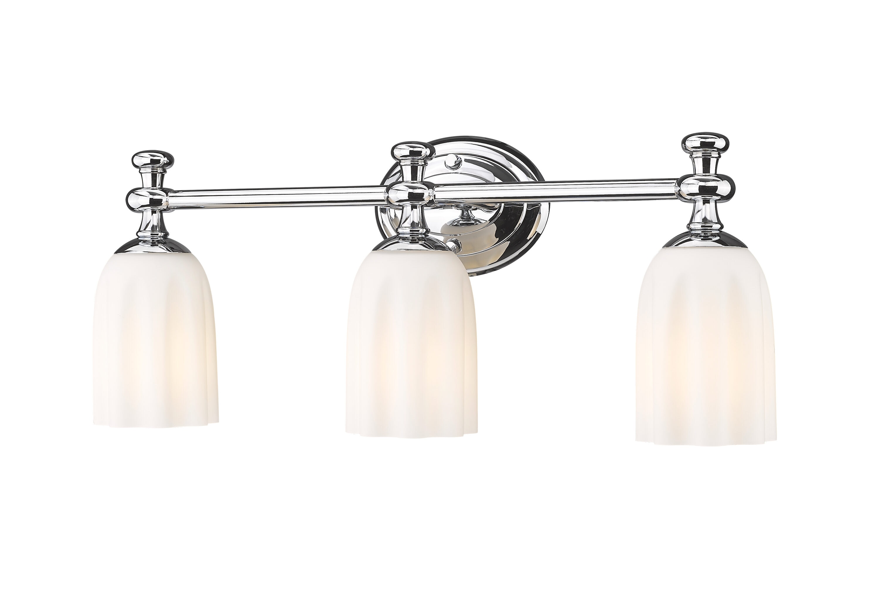 Z-Lite 1102-3V-CH Orion 22-in 3 -Light Polished Chrome Transitional Vanity light