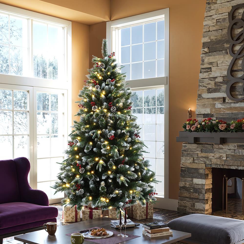 LuxenHome WHAP2545 Artificial-Christmas-Trees - View #5