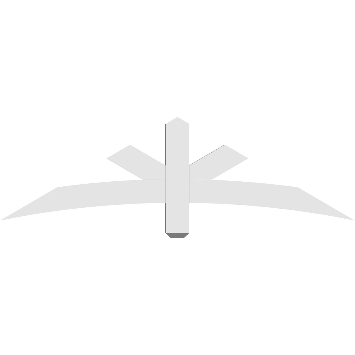 Ekena Millwork GBP060X18X0204ALB00 Exterior-Brackets-Braces - View #4