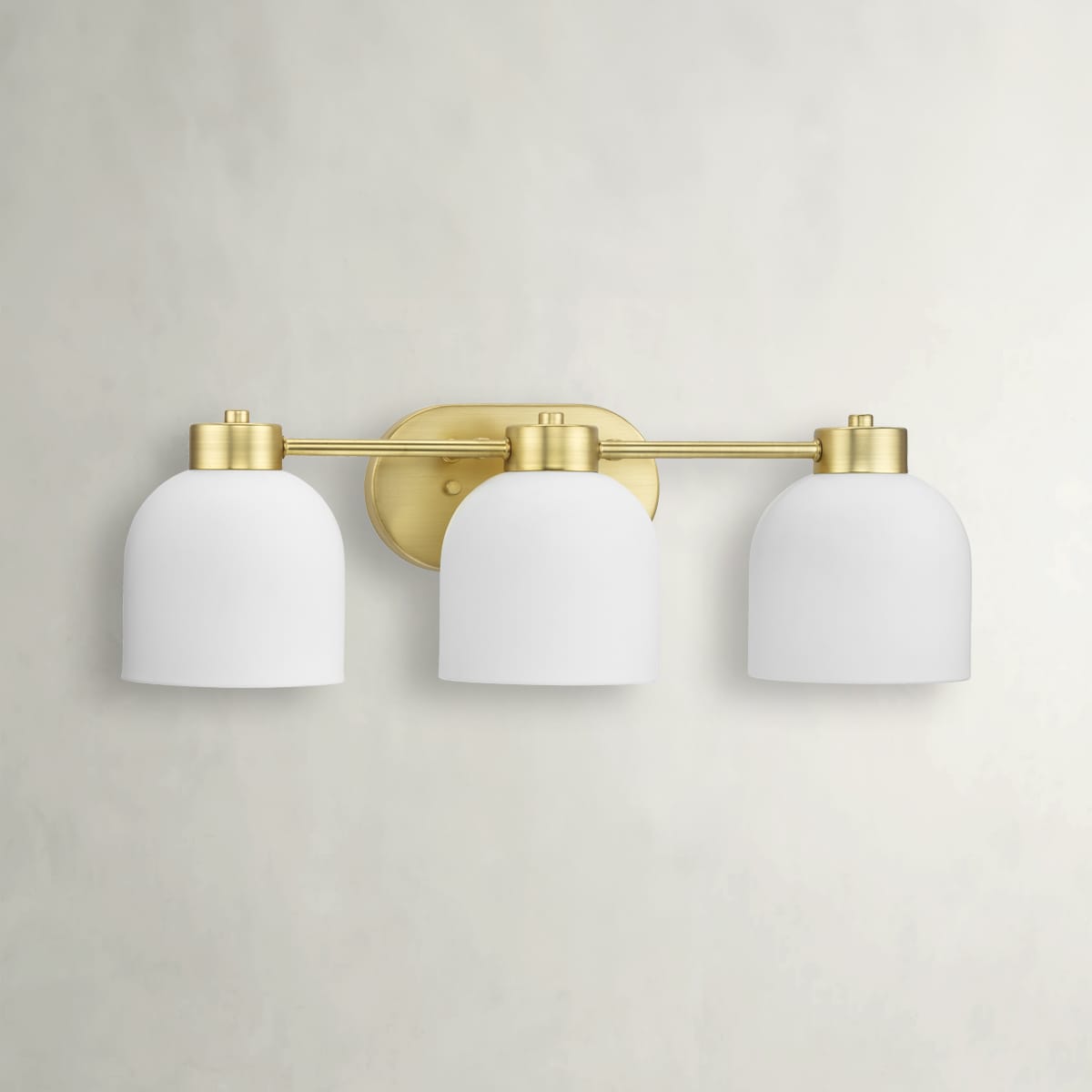 Progress Lighting A300002-191 Avec 22-in 3 -Light Brushed Gold Modern/contemporary Vanity light