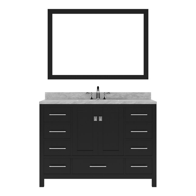Caroline Avenue 48 in. W Bath Vanity Cabinet Only in Espresso Caroline Avenue 48 in. W Bath Vanity Cabinet Only in Espresso