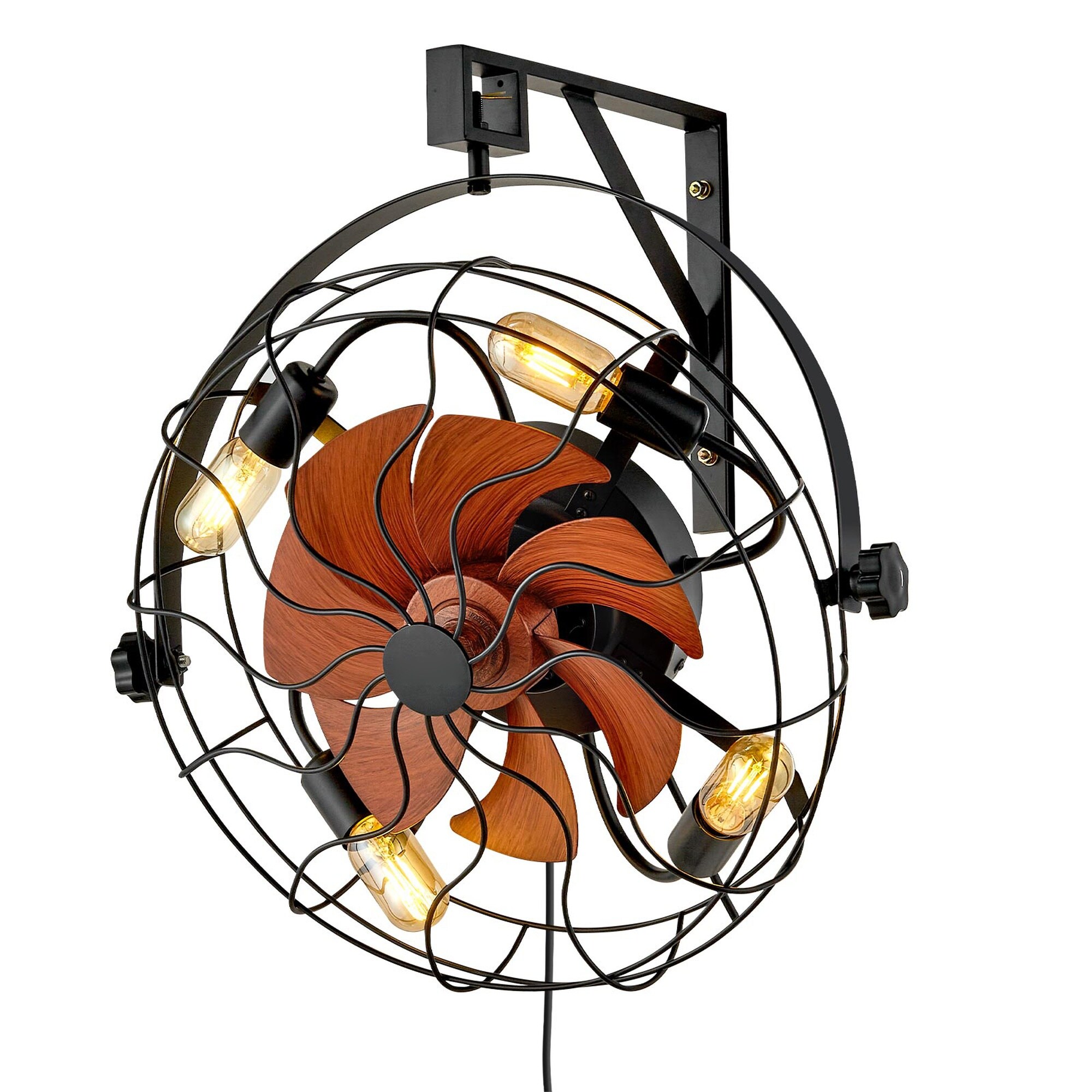 HyperDrop Cart B-KH04EVBAIUJ6 Wall-Mounted-Fans - View #4