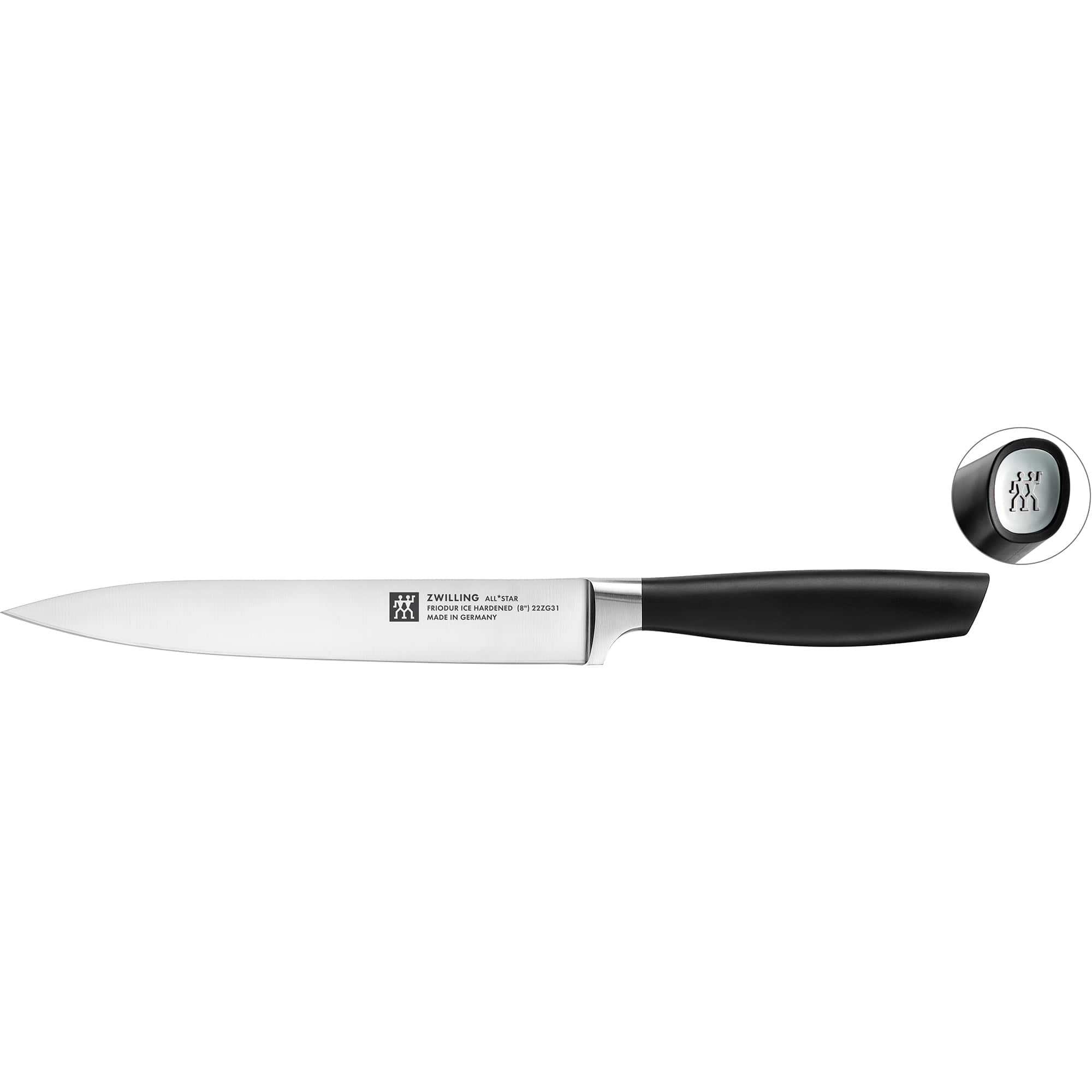 Zwilling All Star 8-inch Carving Knife - Silver End Cap #33780-204
