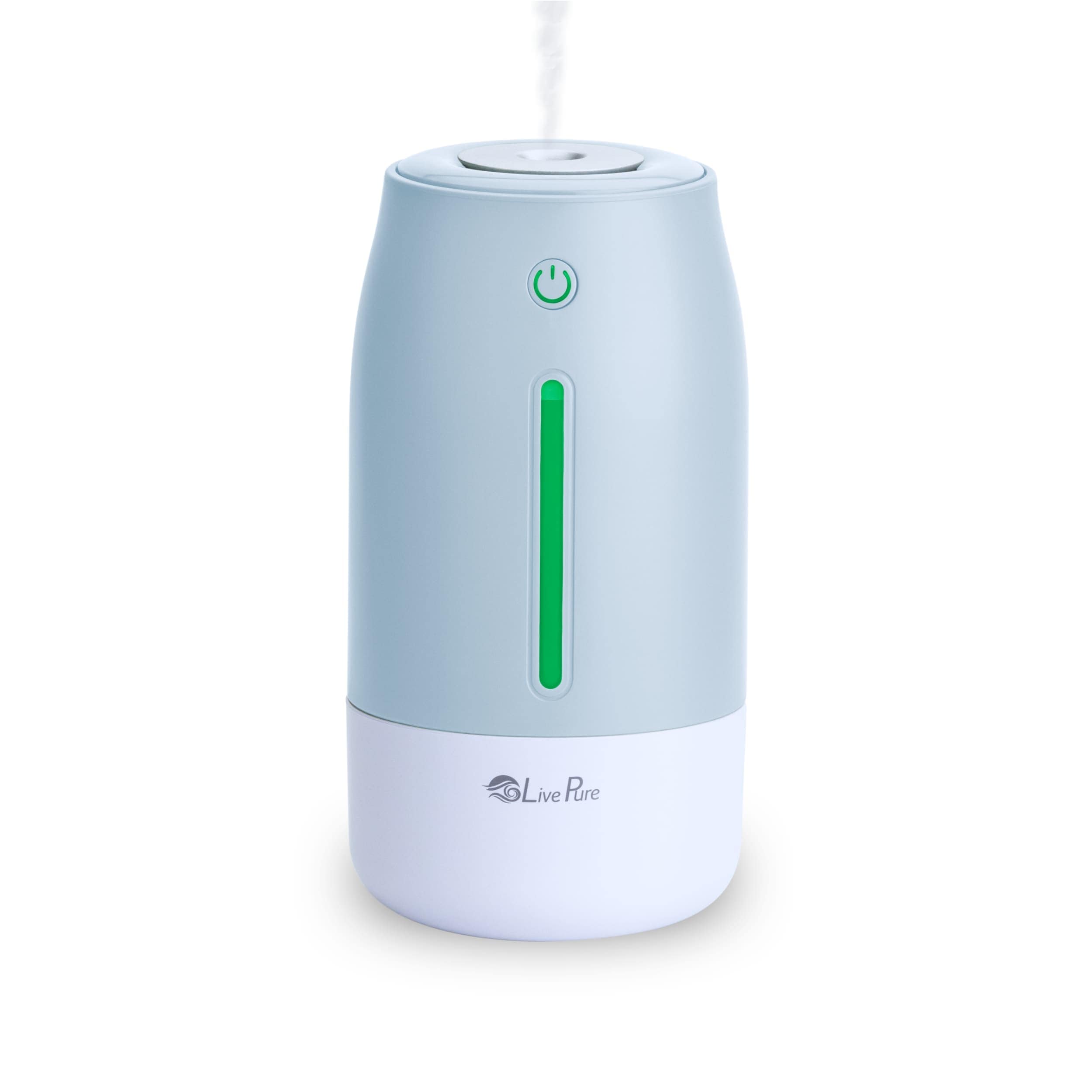 LivePure Cool Mist Portable 2 Cup Ultrasonic Cool Mist Humidifier - Blue Mist #LP250HUM-BLM