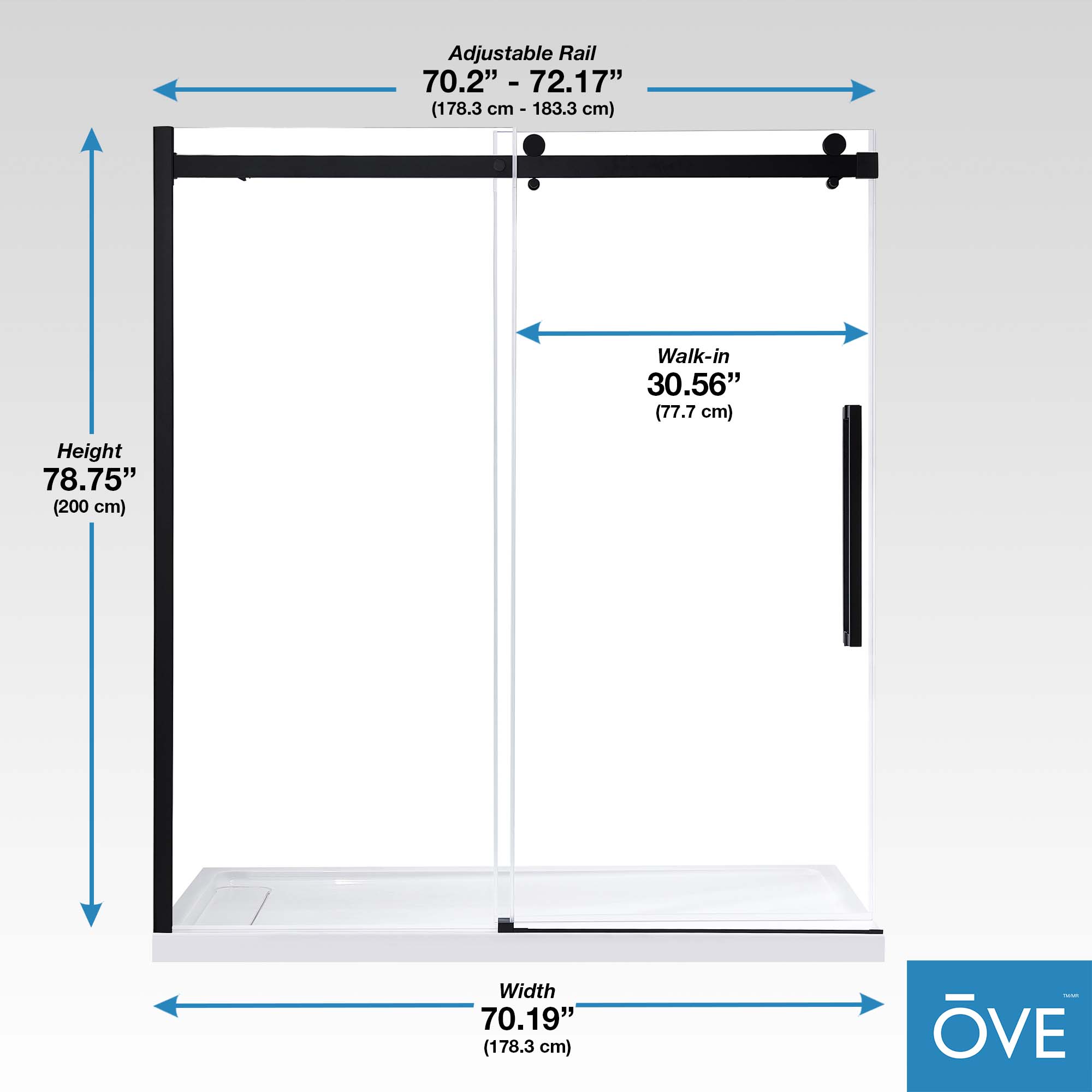OVE Decors 15SGP-BELS72-BLK Shower-Doors - View #15