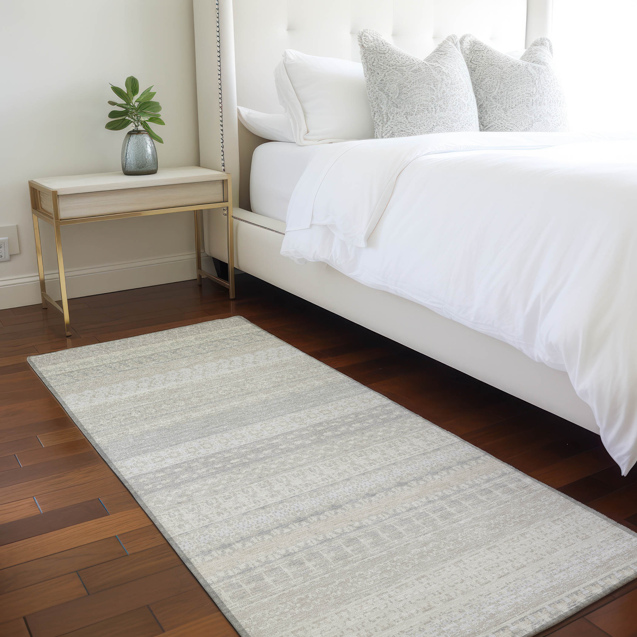Addison Rugs ACN576IV2X8 Chantille ACN576IV 2 x 7 (ft) Polyester Ivory Rectangular Indoor/Outdoor Machine washable Area rug