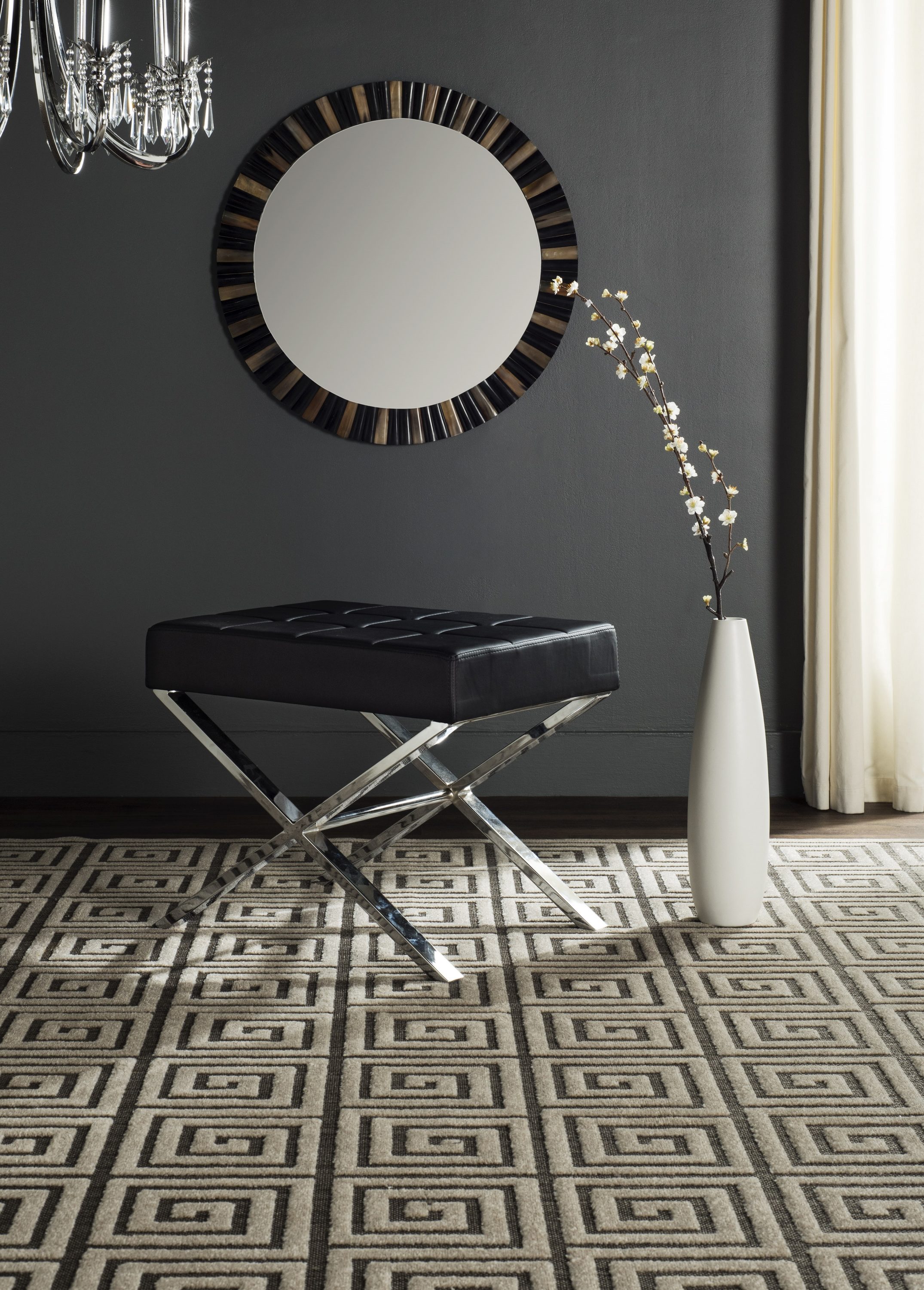 Safavieh FOX2028A Indoor-Ottomans - View #2