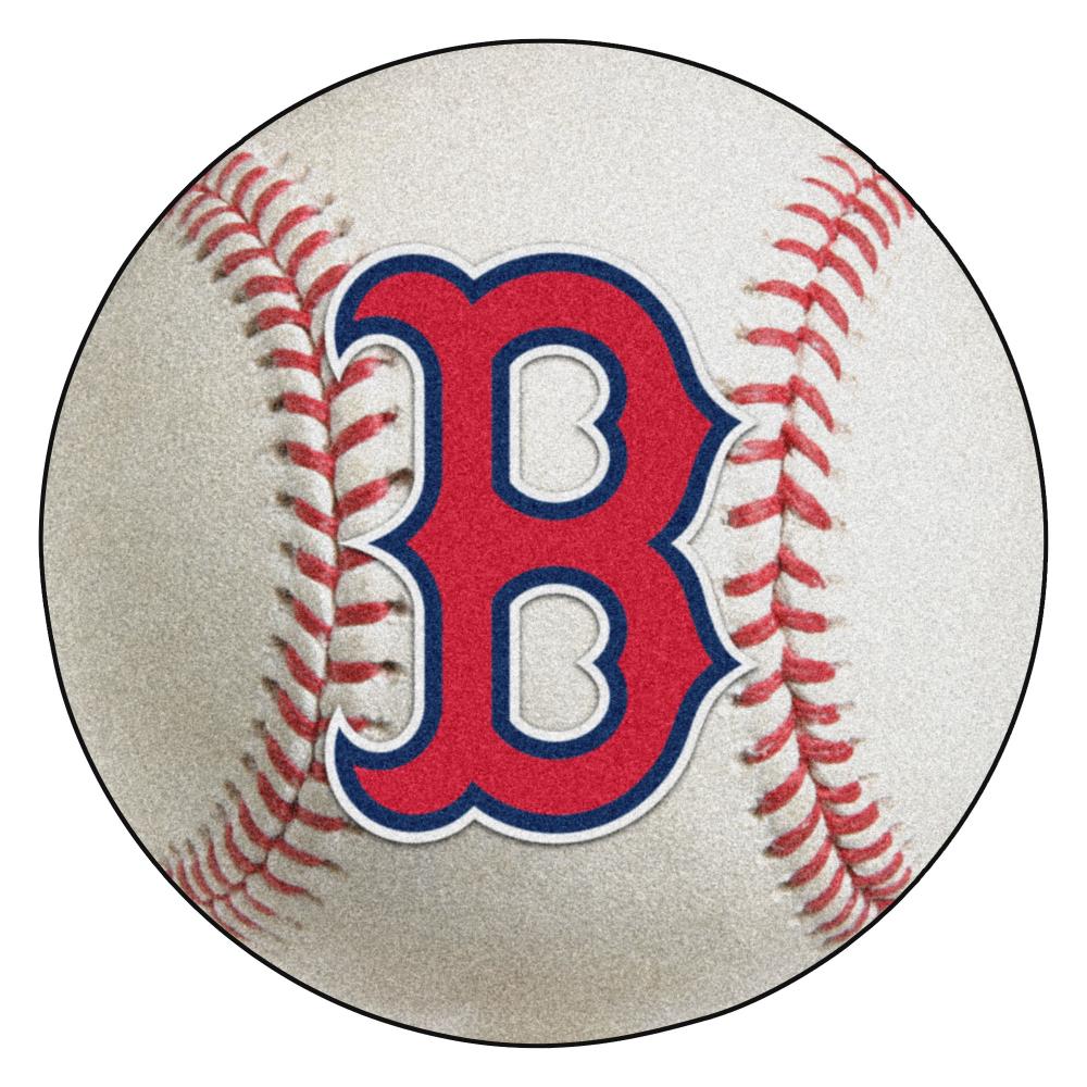 30 x 72 Boston Red Sox Baseball Style Rectangle Runner Mat