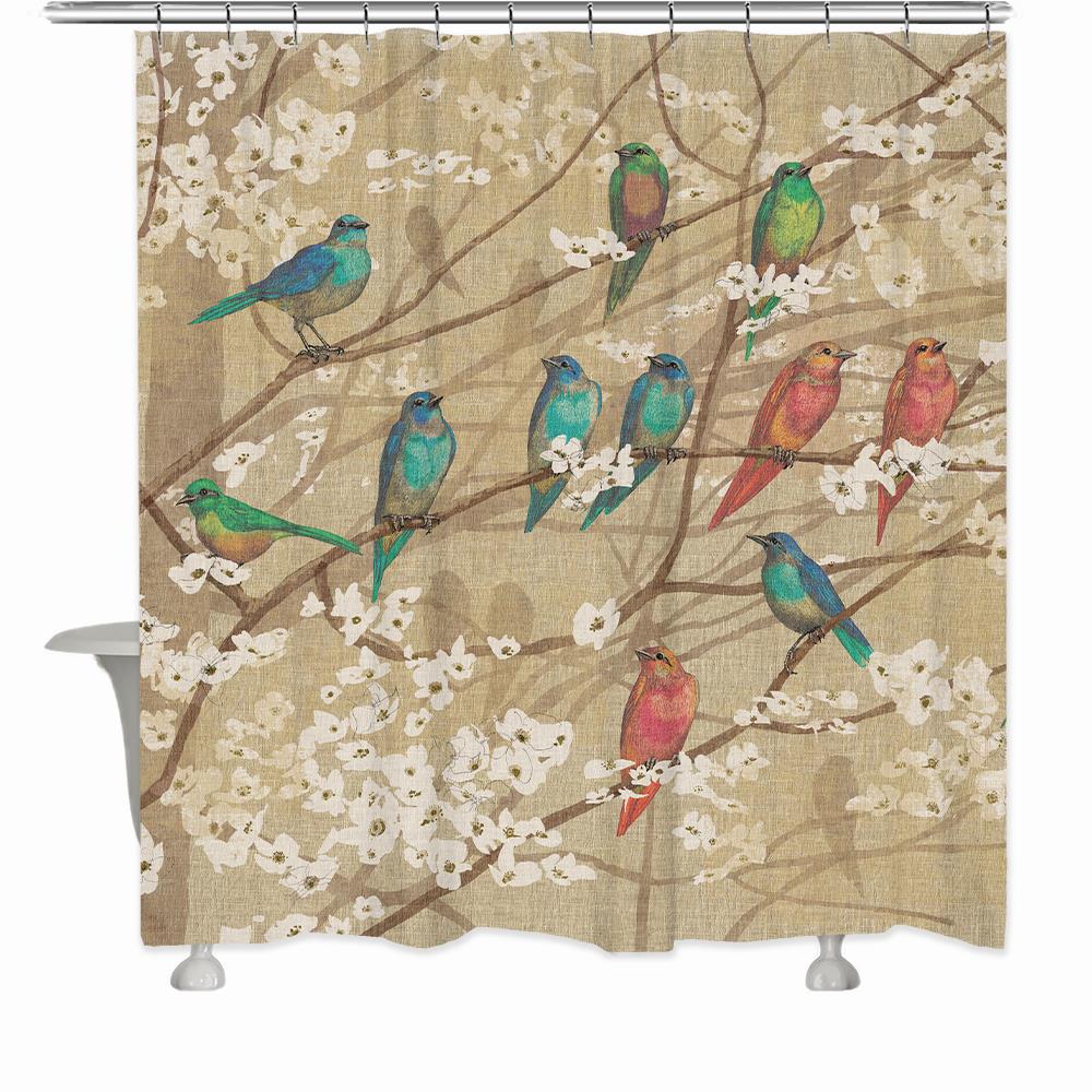 Bird Shower Curtain 