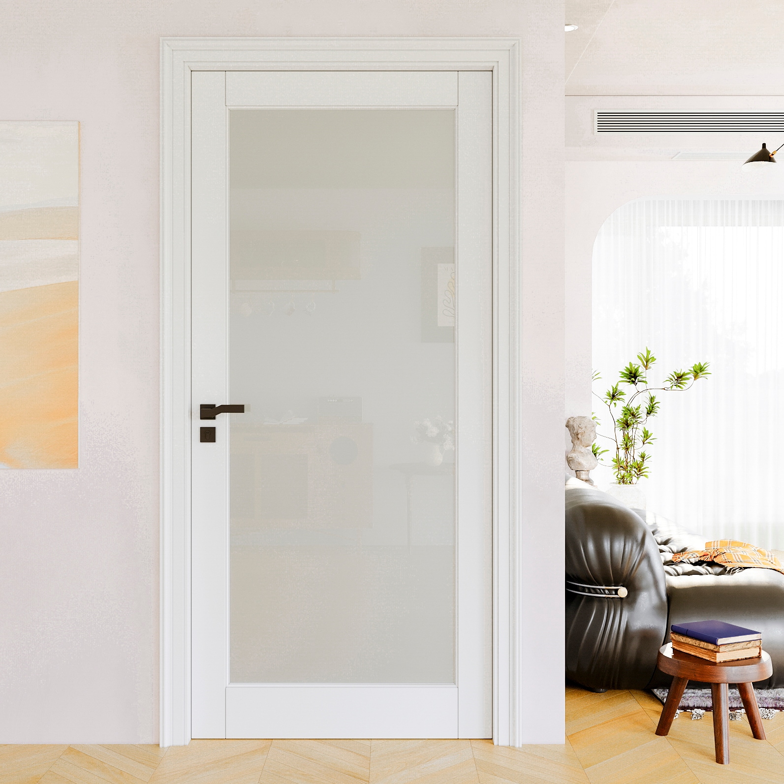 JUJUBON IN-SLABFM-YGBL-36 Slab-Doors - View #2