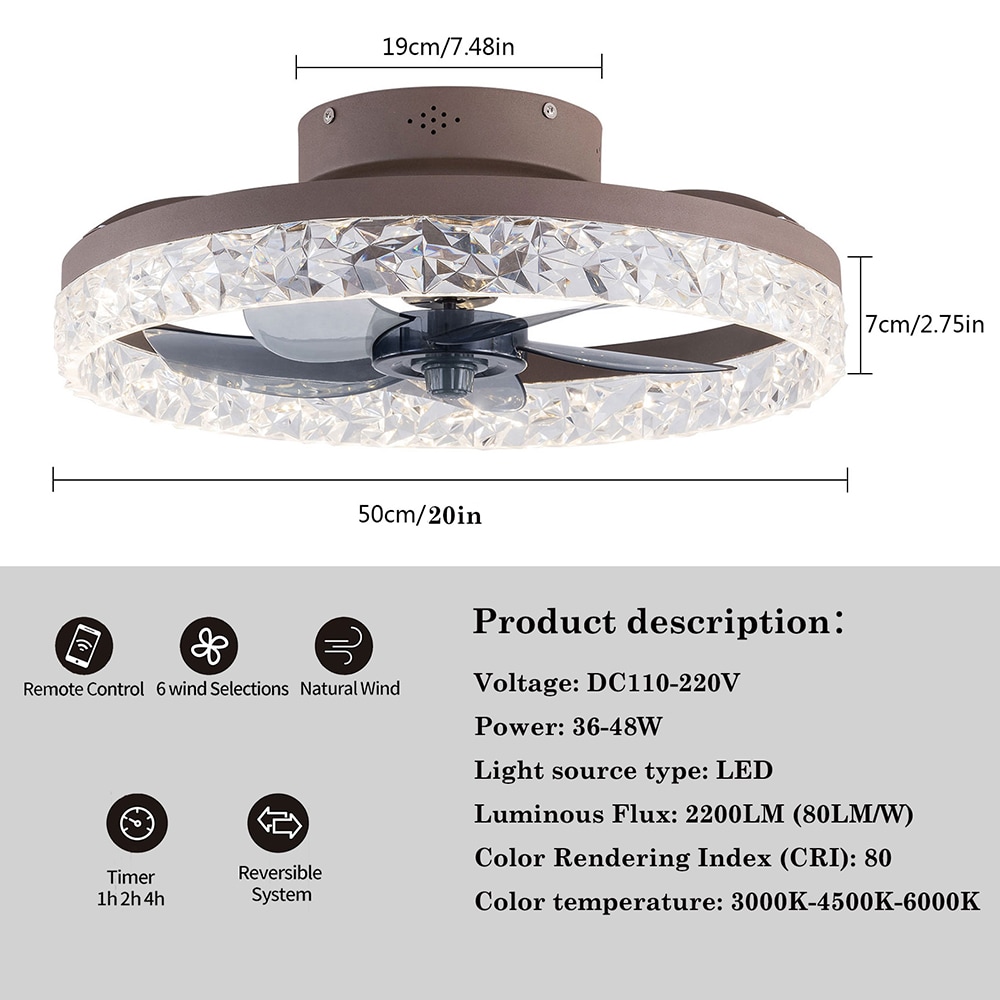Oukaning KBUCAN5M99-1 Ceiling-Fans - View #5