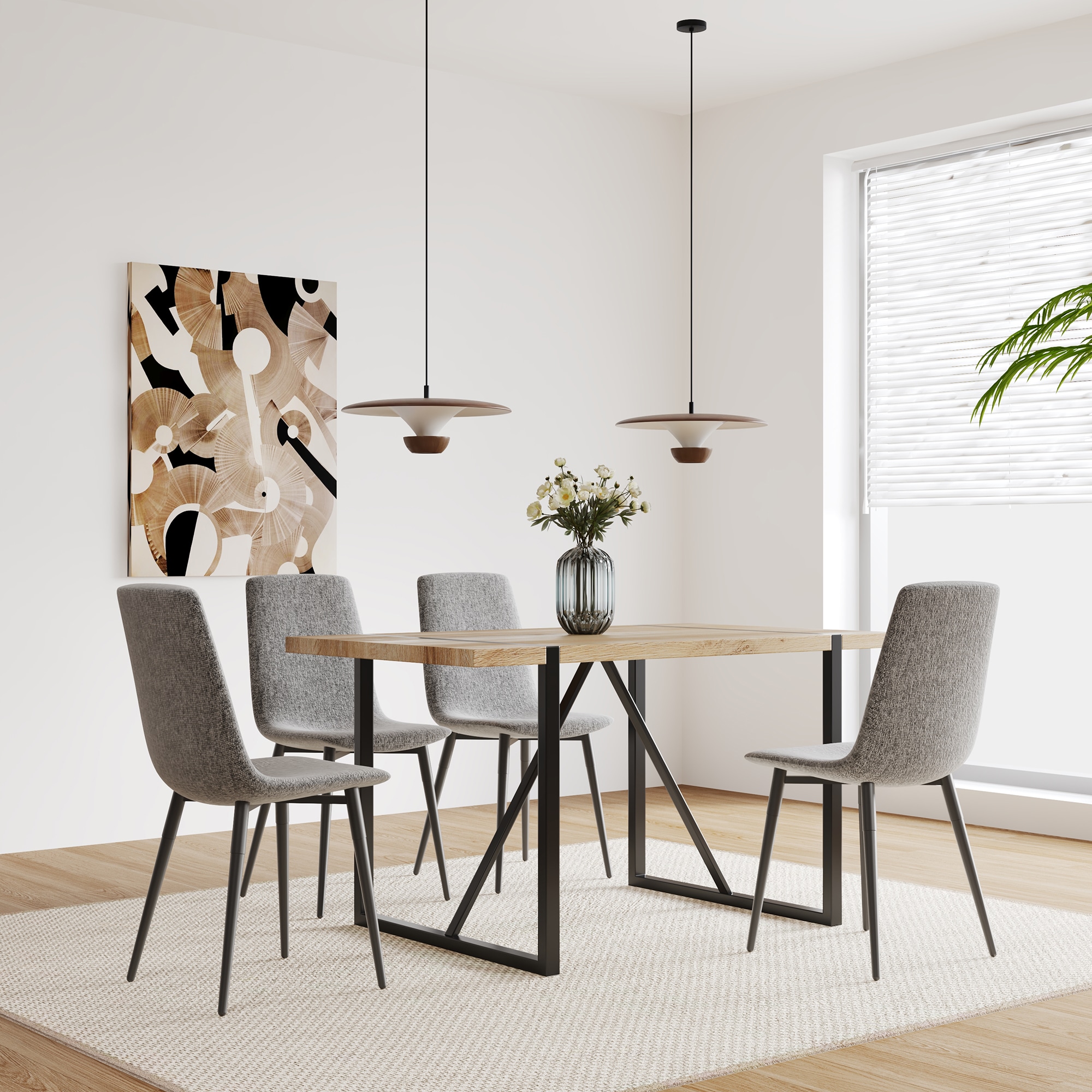 Sumyeg WF-HW53837GU-LA Dining-Chairs - View #4