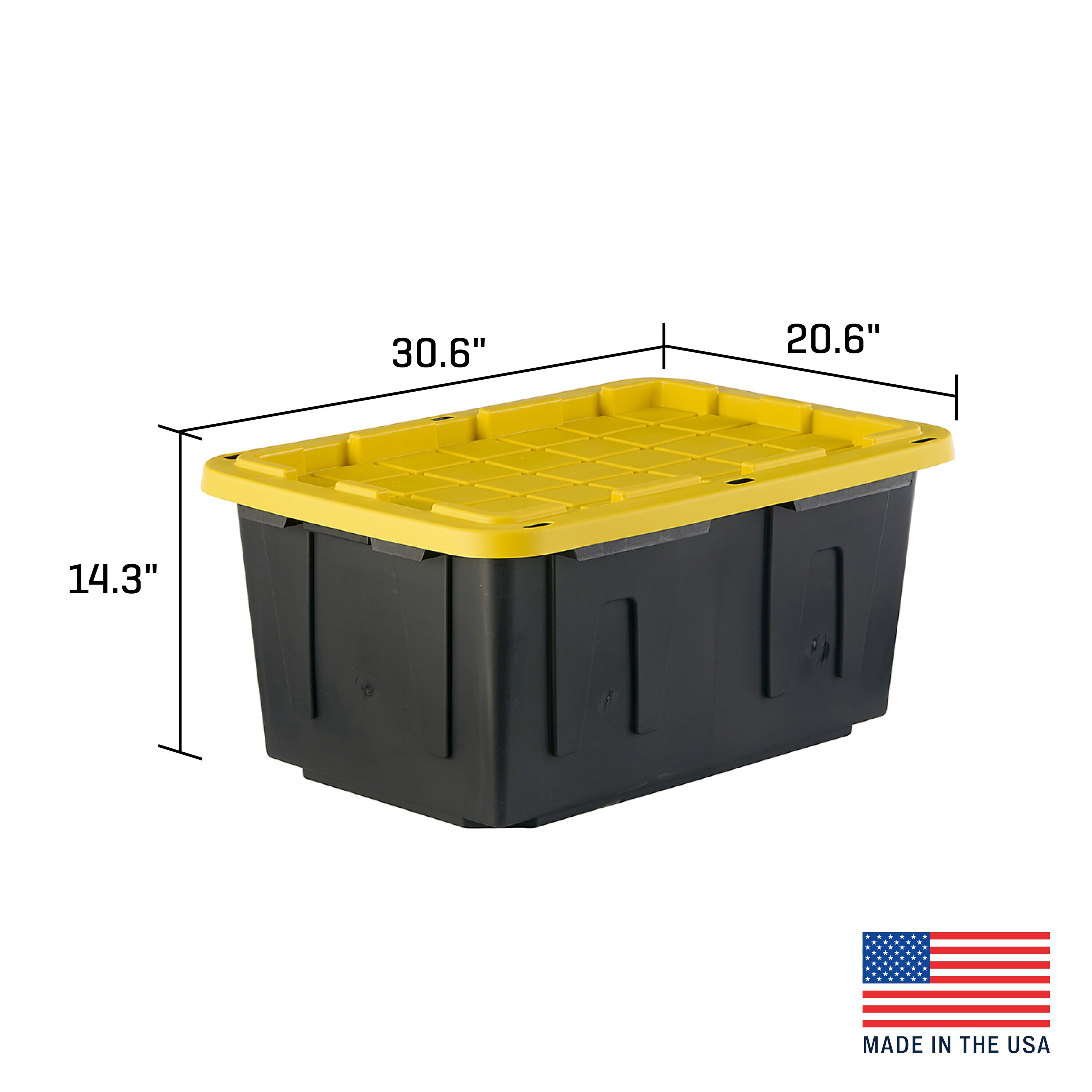 Project Source 6034223 Plastic-Storage-Totes - View #3