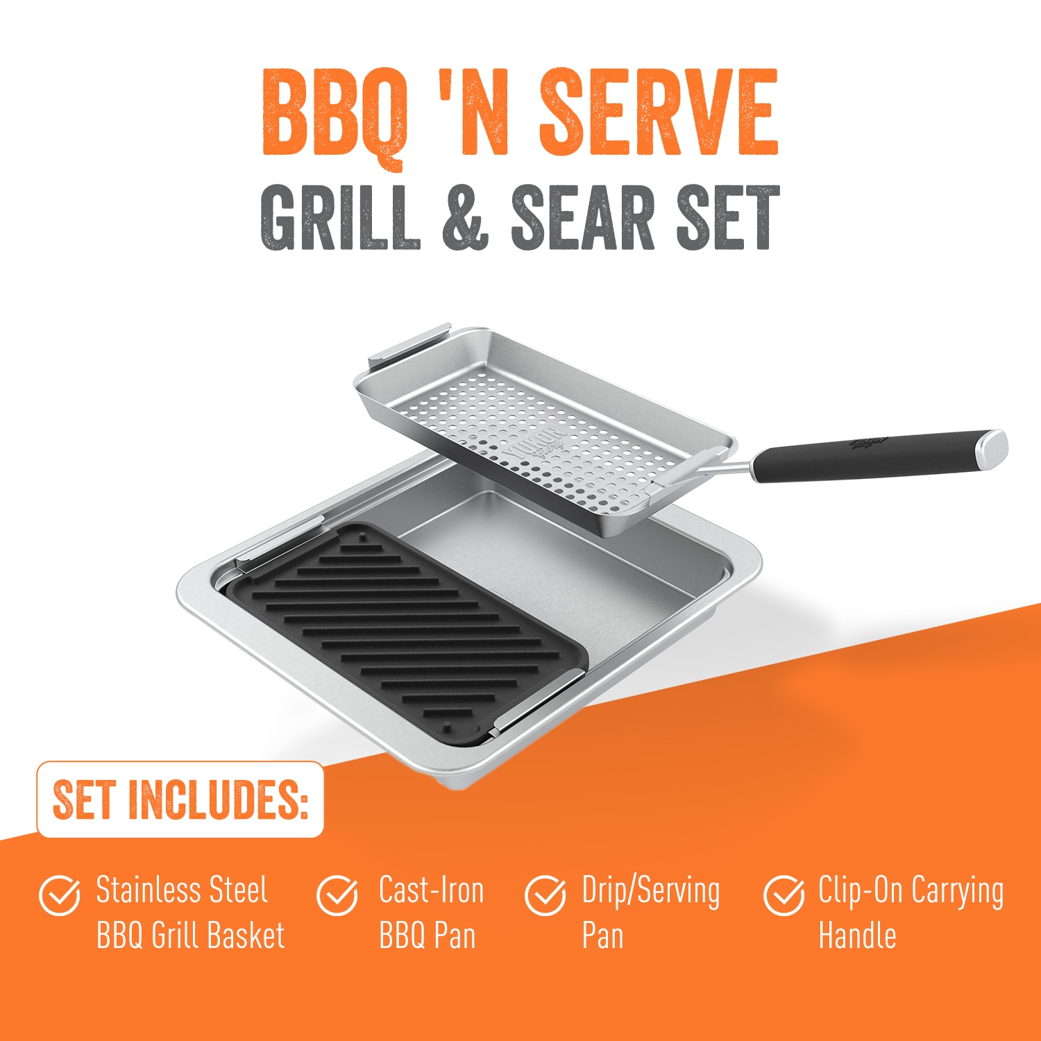 Yukon Glory Cast Iron Sear 'n Serve Set