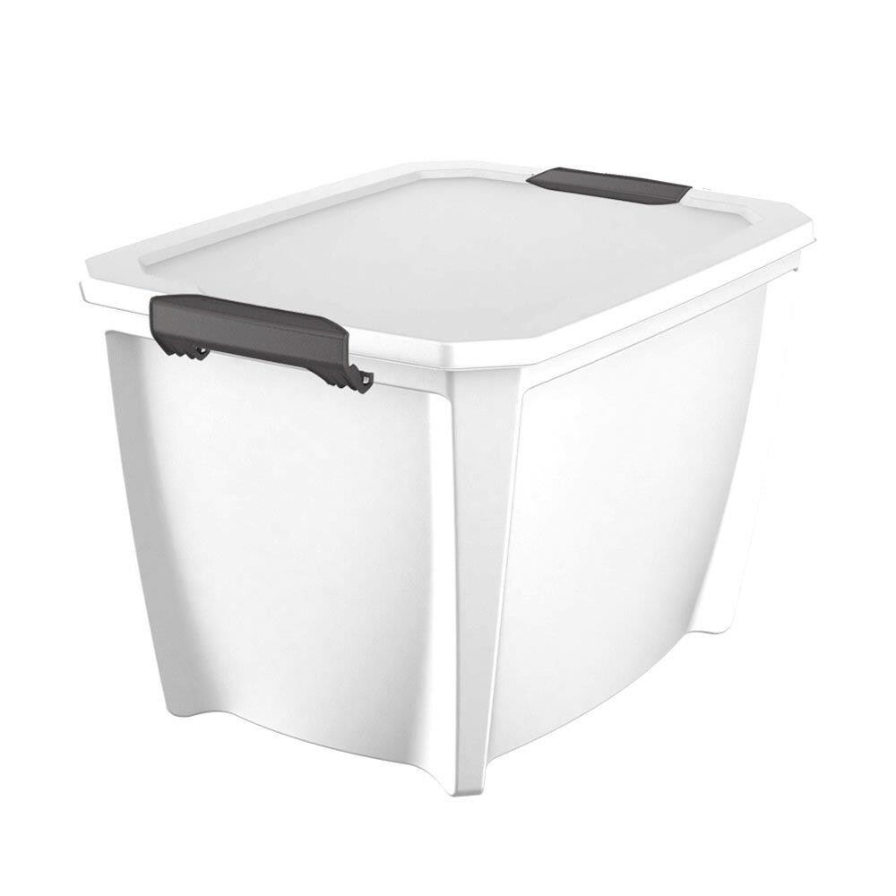 Life Story Large 32-Gallon (128-Quart) Clear Heavy Duty Tote with Latching  Lid in the Baskets & Storage Containers department at