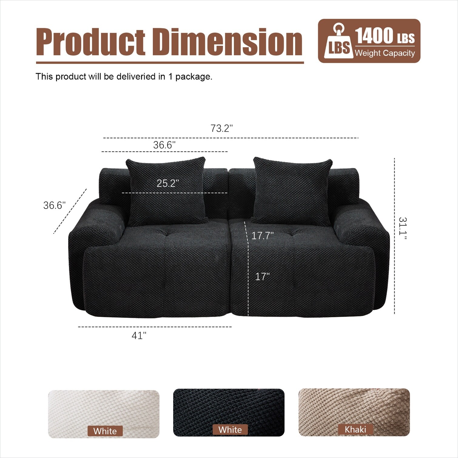 SunJet SAXBYUOY803X Sofas-Loveseats - View #4