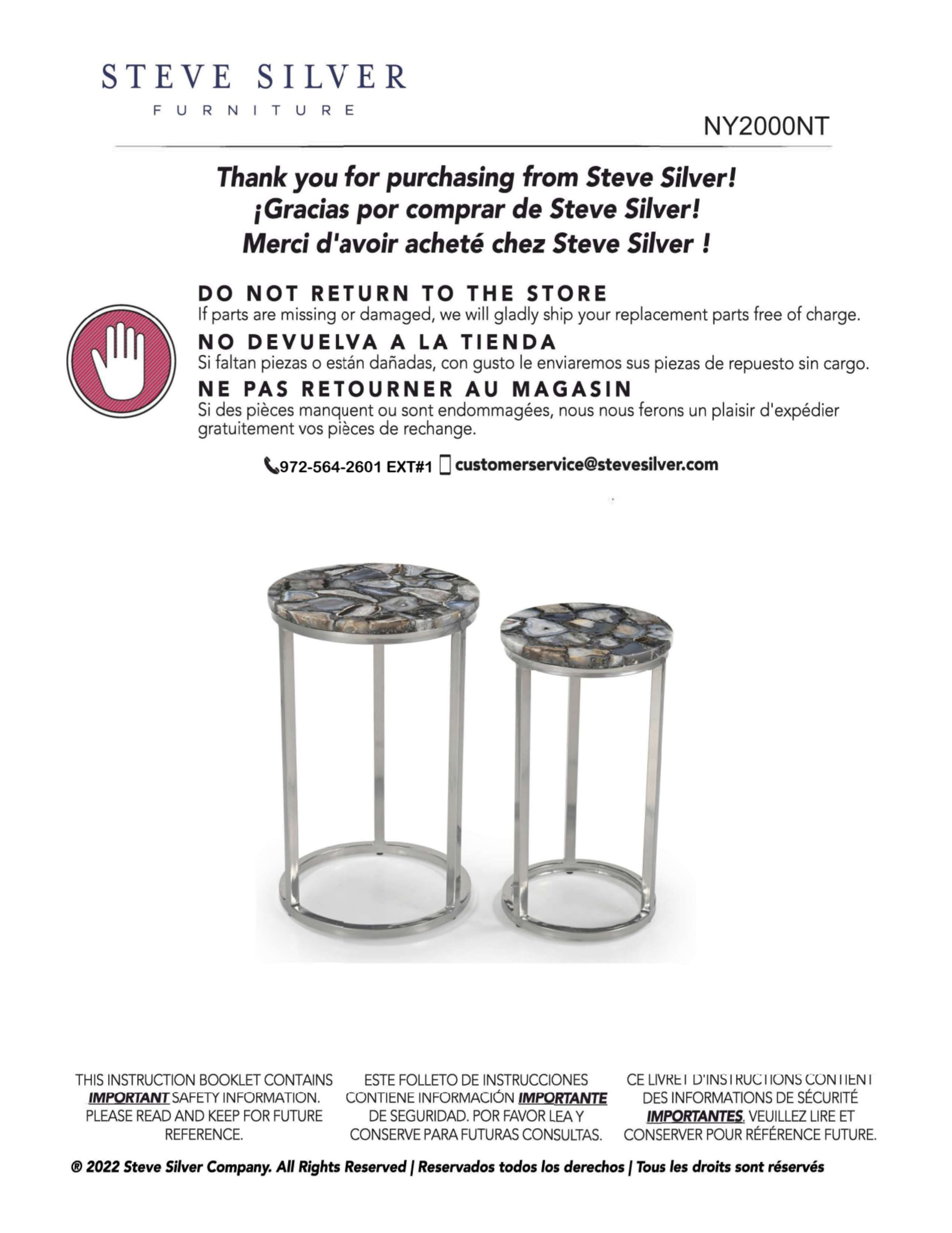 End Tables Brand Steve Silver