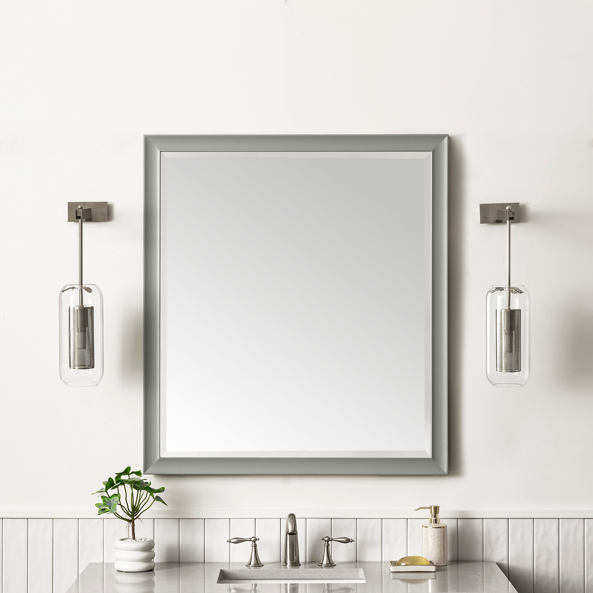 James Martin Vanities 735-M36-UGR Framed-Bath-Mirrors - View #2