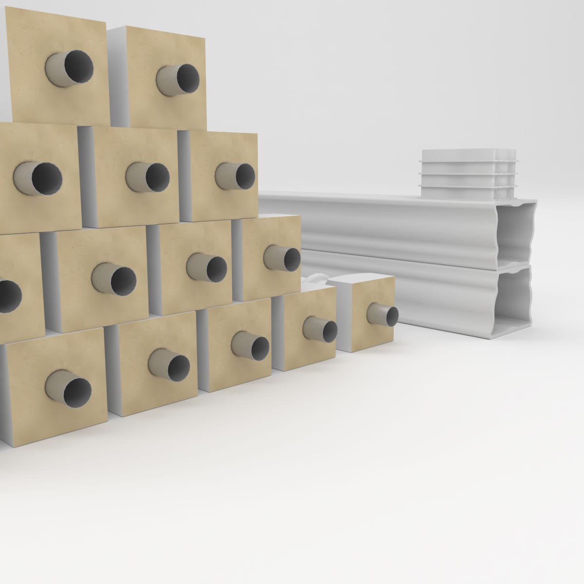 Ekena Millwork BALK40X120WED railings - View #6