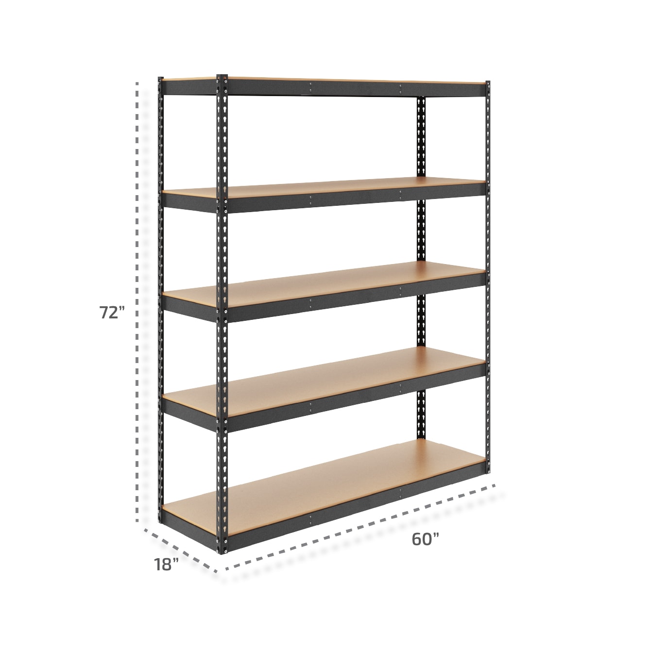 MonsterRax LDGS-601872-5TH Free-Standing-Shelving - View #7