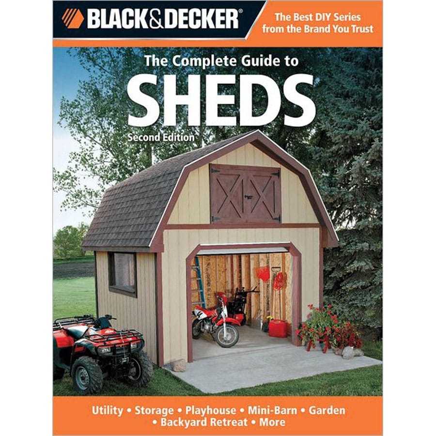 Black and Decker Complete Guide to Sheds in the Books department