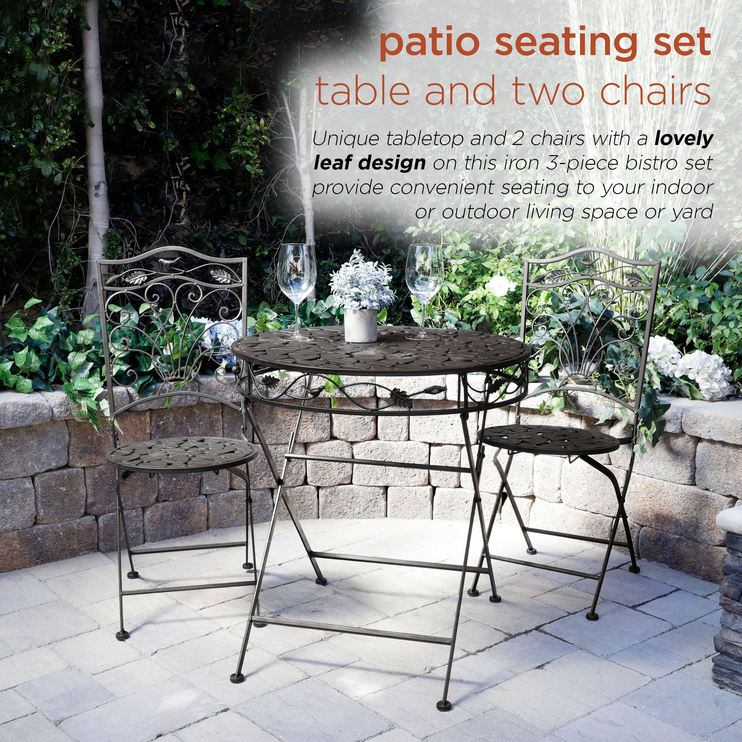 Outdoor bistro cheap set for 2