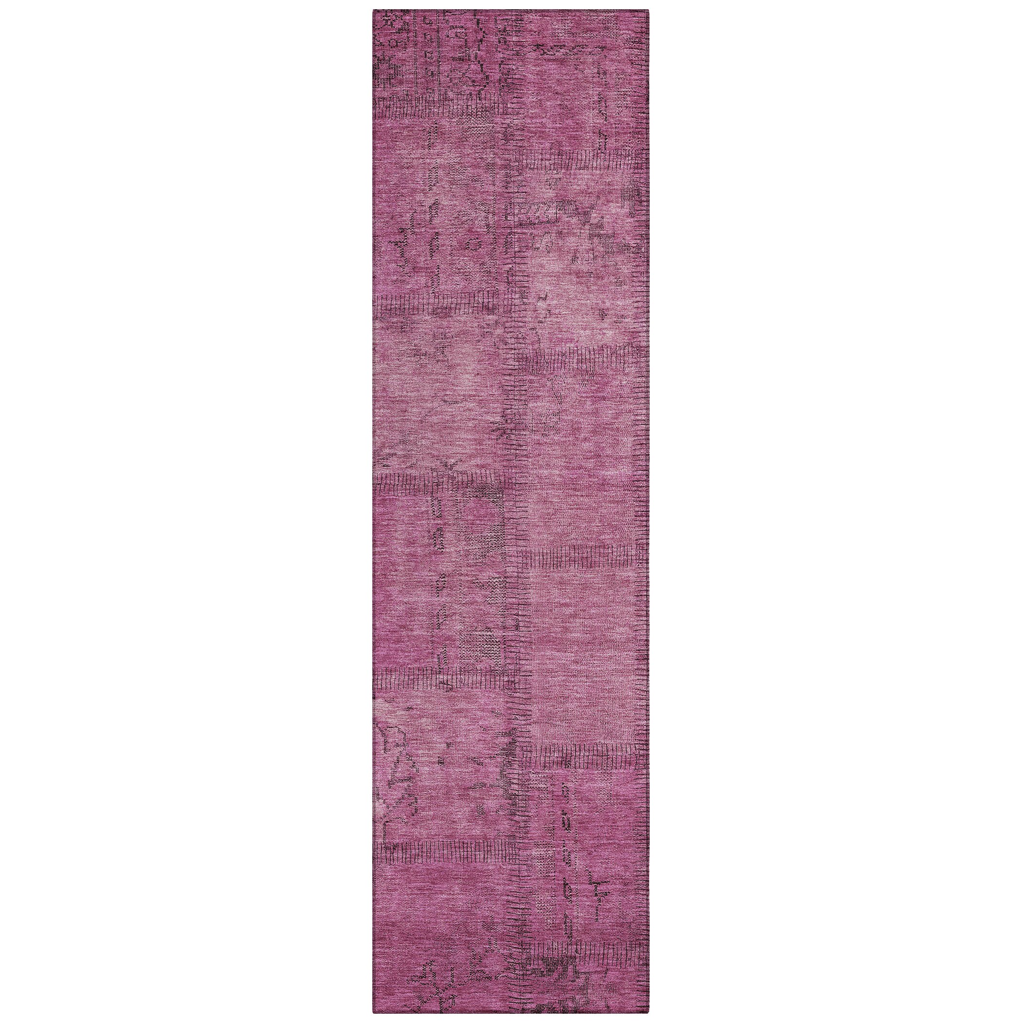 Addison Rugs ACN685BL2X8 Chantille ACN685BL 2 x 7 (ft) Polyester Blush Rectangular Indoor/Outdoor Geometric Machine washable Area rug