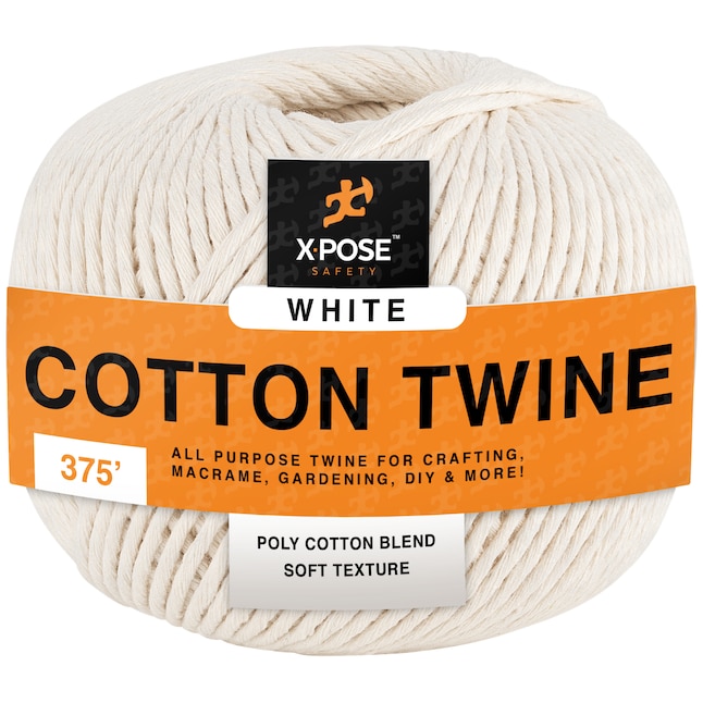 Xpose Safety 12-ft White Cotton Twine
