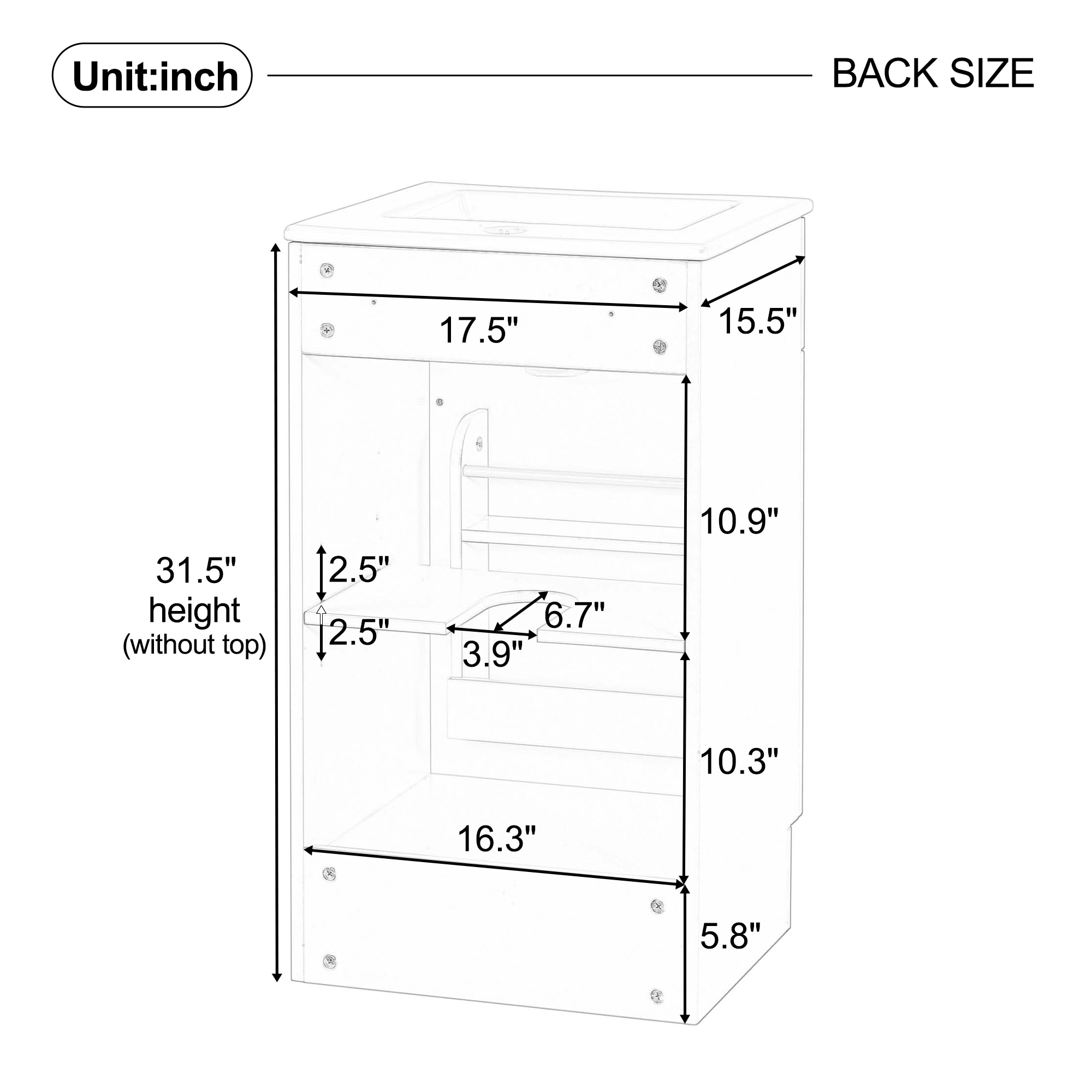 Tatayosi XHP237932K Bath-Vanity-Combo - View #10