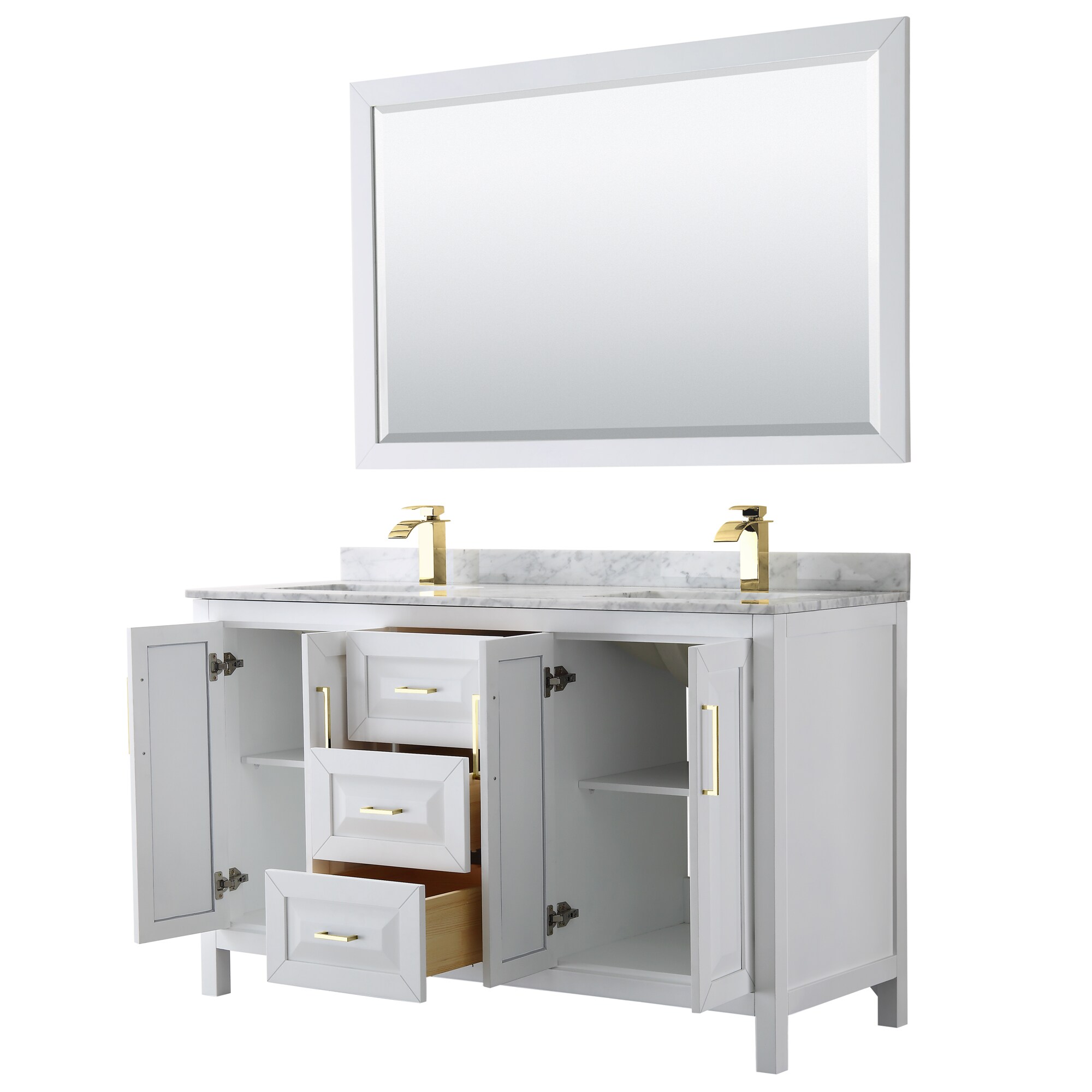 Wyndham Collection WCV252560DWGCMUNSM58 Bath-Vanity-Combo - View #2